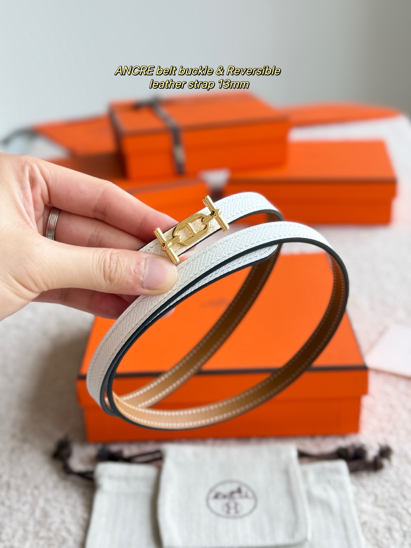 Hermès Ancre 13mm Epsom Leather Belt with Gold Hardware for Women 8 i1749365646275 1189 0 5