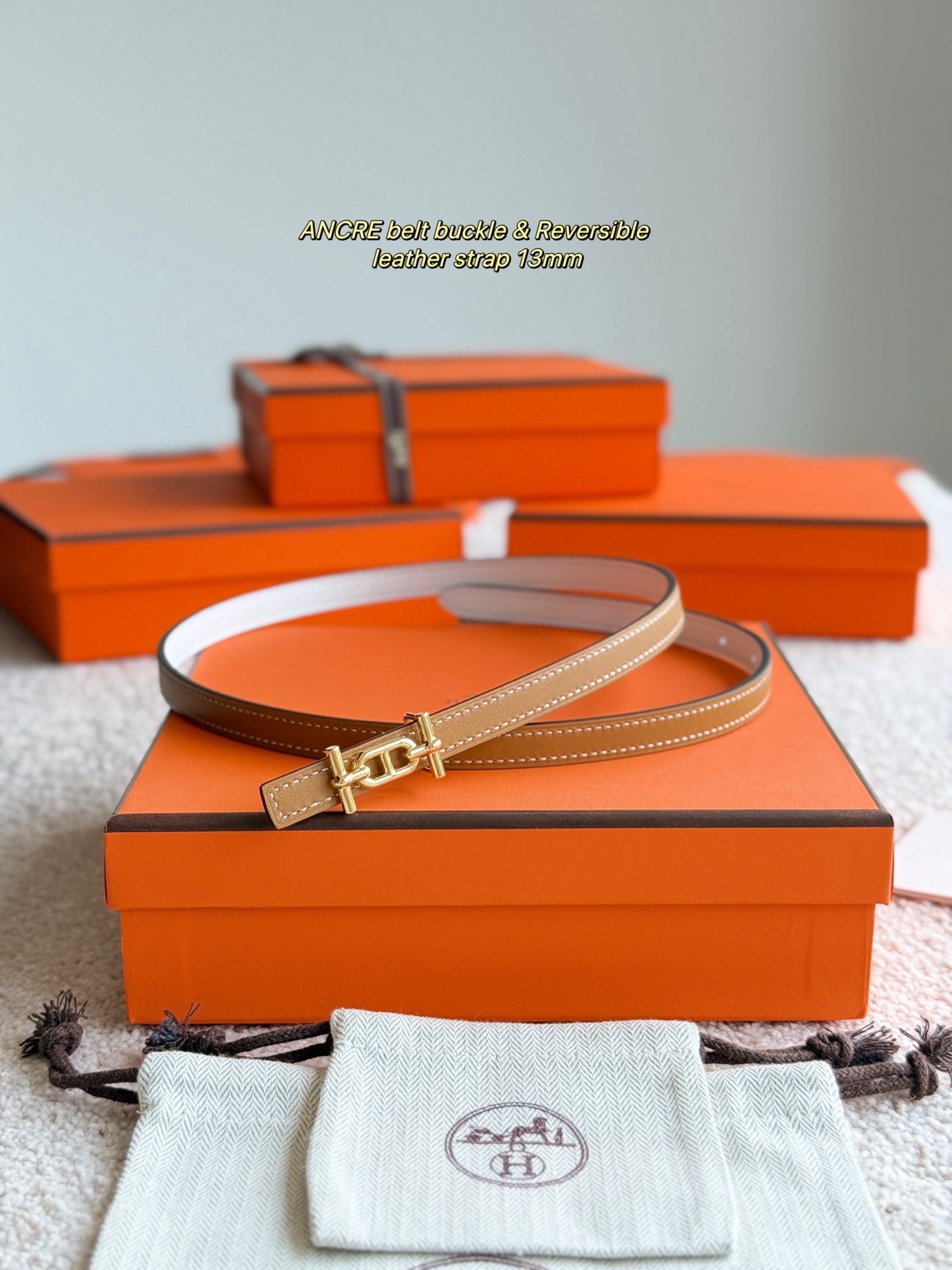 Hermès Ancre 13mm Epsom Leather Belt with Gold Hardware for Women 3 i1749365646280 462 0 0