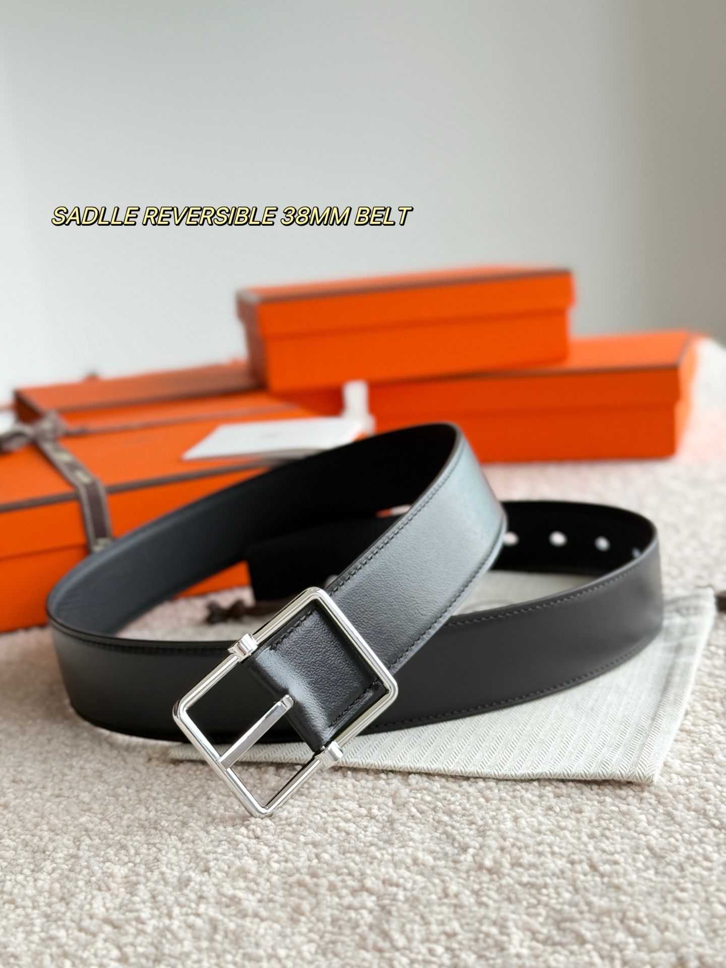 Hermes Style Leather Men's Belts Lookbook Reference image 2