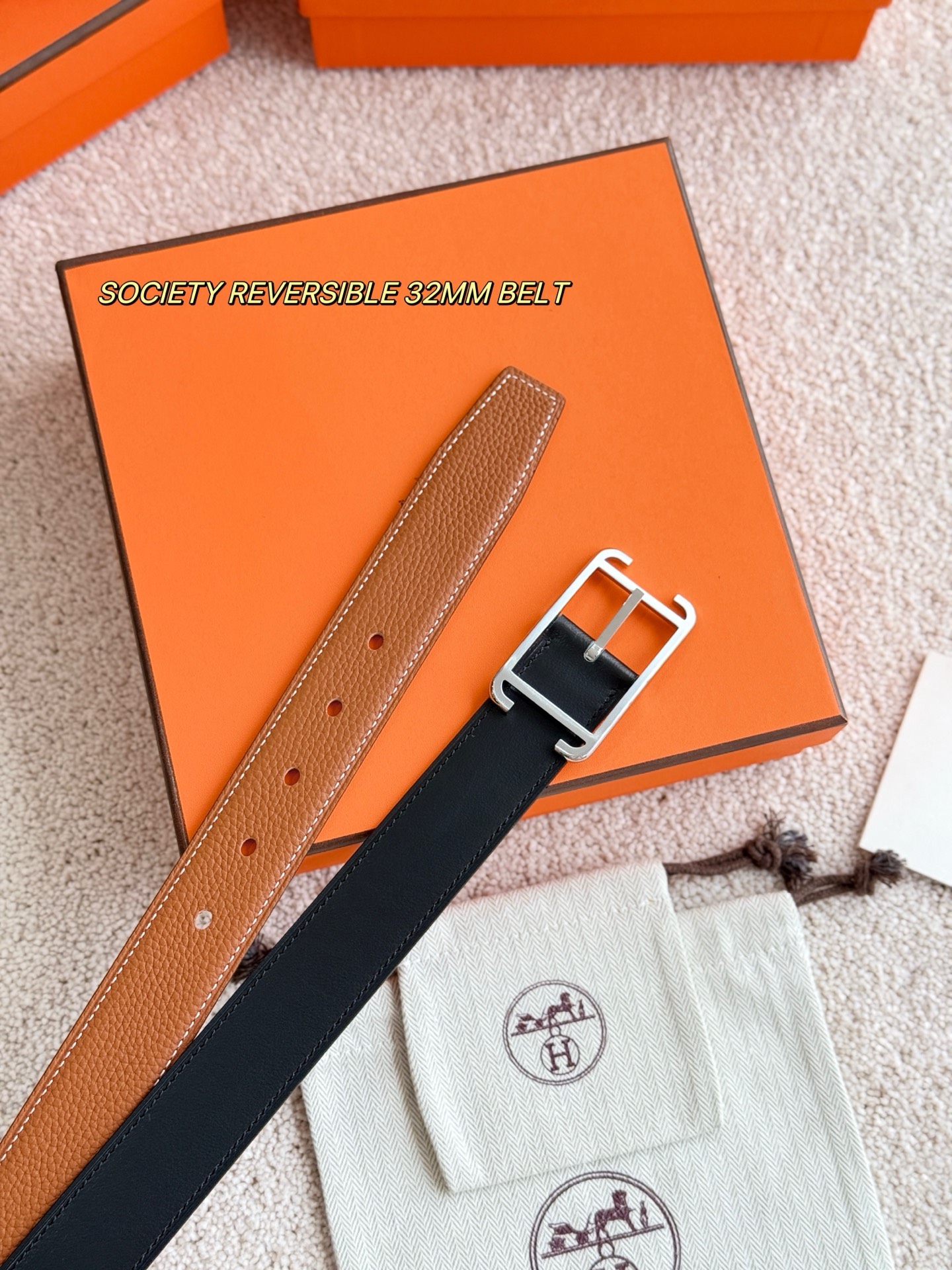  ❤️‍🆕SOCIETY REVERSIBLE 32MM BELT❤️‍🆕