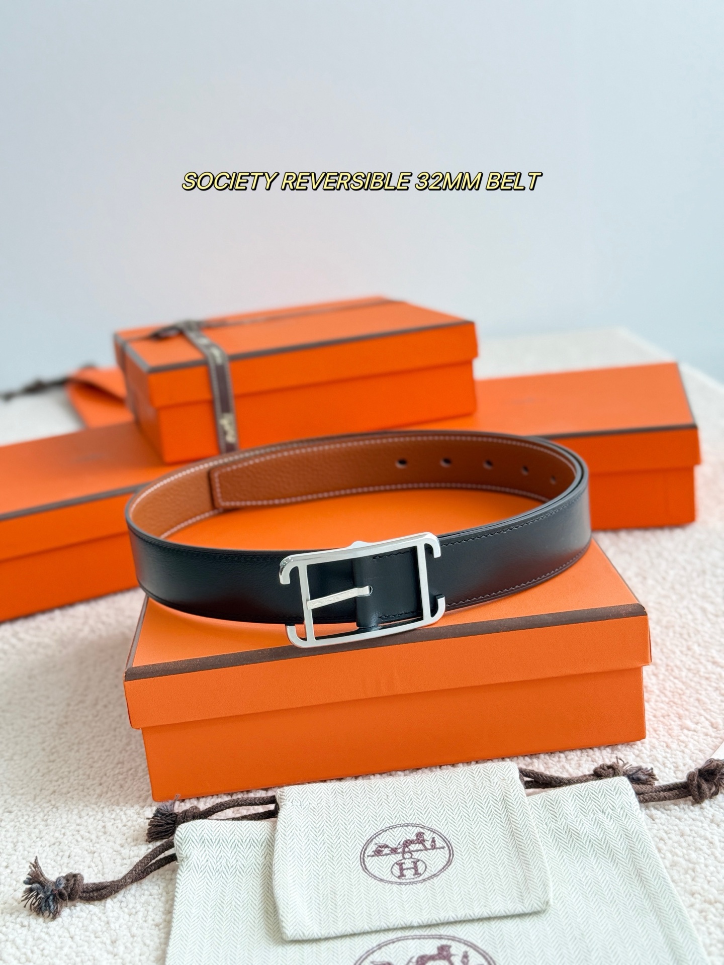  ❤️‍🆕SOCIETY REVERSIBLE 32MM BELT❤️‍🆕