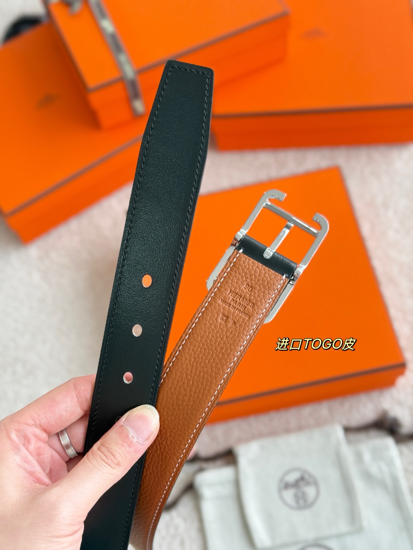  ❤️‍🆕SOCIETY REVERSIBLE 32MM BELT❤️‍🆕