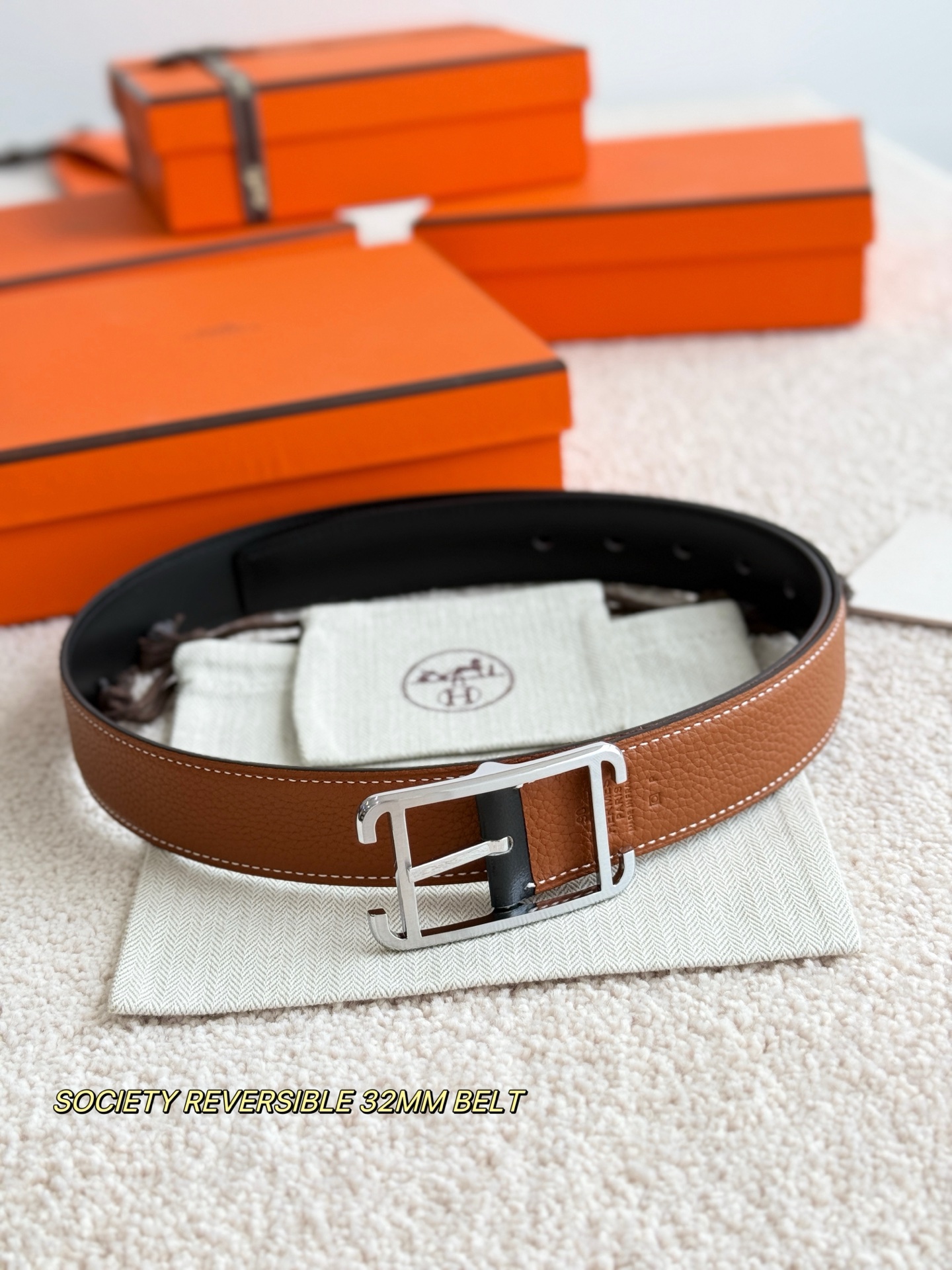  ❤️‍🆕SOCIETY REVERSIBLE 32MM BELT❤️‍🆕