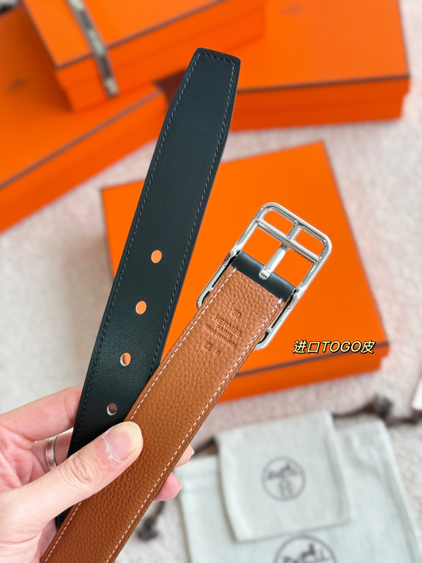  ❤️‍🆕Cap-E COD REVERSIBLE 32MM BELT❤️‍🆕