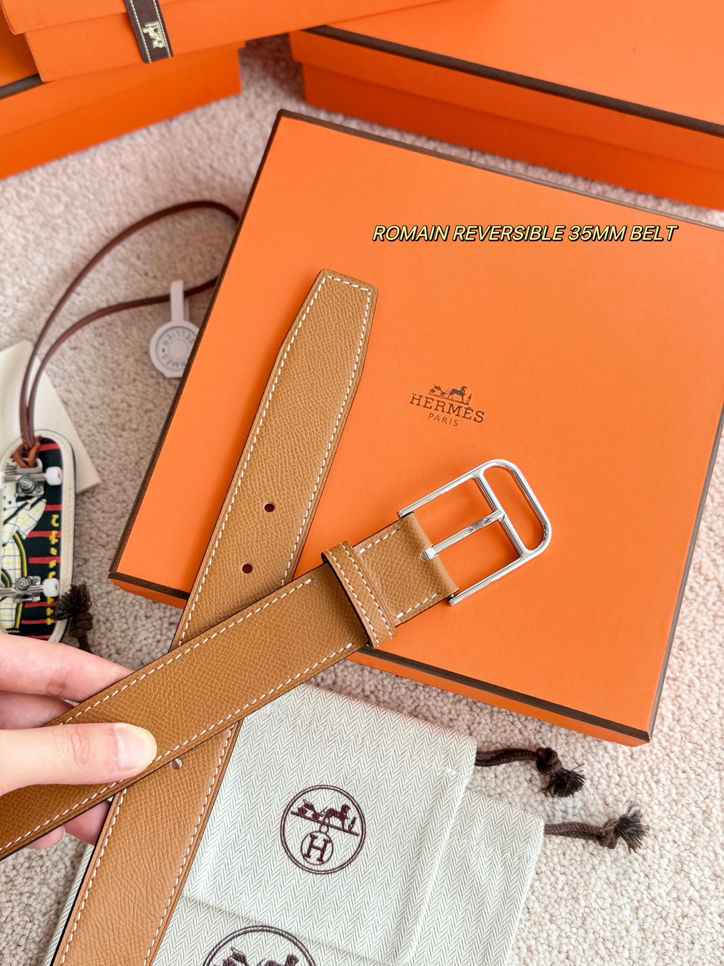 Hermès 宽 3.5cm · 代购级 爱马仕 35 BELT 爱马仕 针扣 Epsom皮打造 男女通用 腰带 选择 简约 适合商务和休闲场合 产品手感细腻 不仅是实用配饰 更是身份与品味的象征