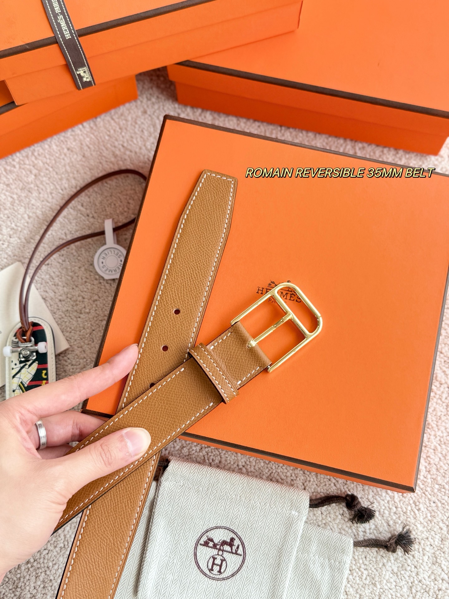 Hermès 宽 3.5cm · 代购级 爱马仕 35 BELT 爱马仕 针扣 Epsom皮打造 男女通用 腰带 选择 简约 适合商务和休闲场合 产品手感细腻 不仅是实用配饰 更是身份与品味的象征