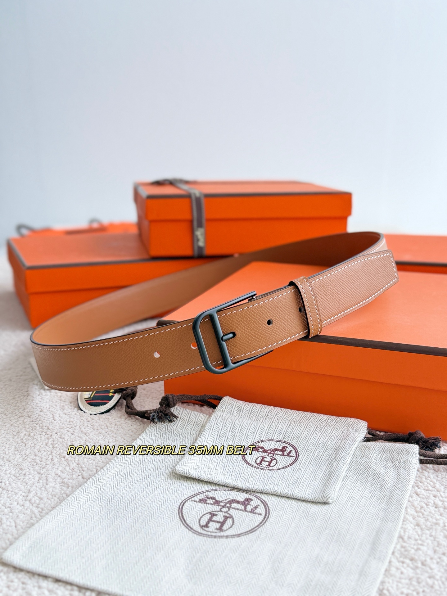 Hermès 宽 3.5cm · 代购级 爱马仕 35 BELT 爱马仕 针扣 Epsom皮打造 男女通用 腰带 选择 简约 适合商务和休闲场合 产品手感细腻 不仅是实用配饰 更是身份与品味的象征