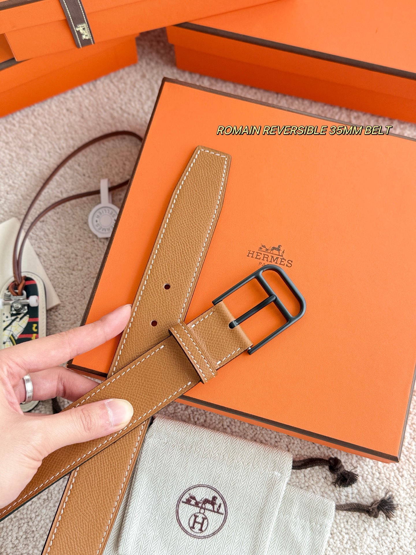 Hermès 宽 3.5cm · 代购级 爱马仕 35 BELT 爱马仕 针扣 Epsom皮打造 男女通用 腰带 选择 简约 适合商务和休闲场合 产品手感细腻 不仅是实用配饰 更是身份与品味的象征