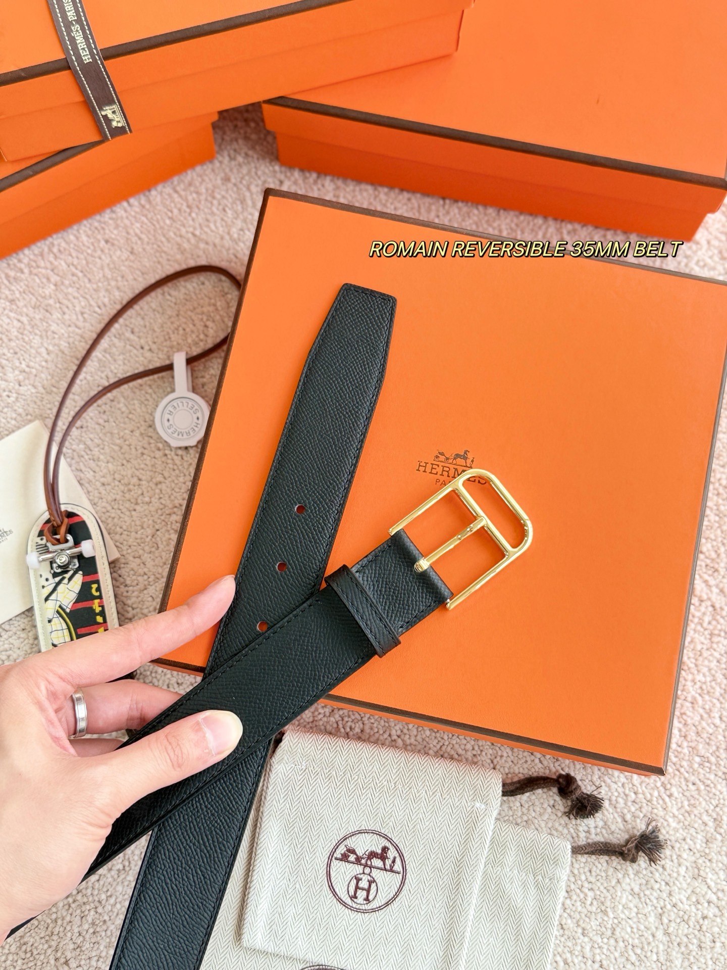 Hermès 宽 3.5cm · 代购级 爱马仕 35 BELT 爱马仕 针扣 Epsom皮打造 男女通用 腰带 选择 简约 适合商务和休闲场合 产品手感细腻 不仅是实用配饰 更是身份与品味的象征