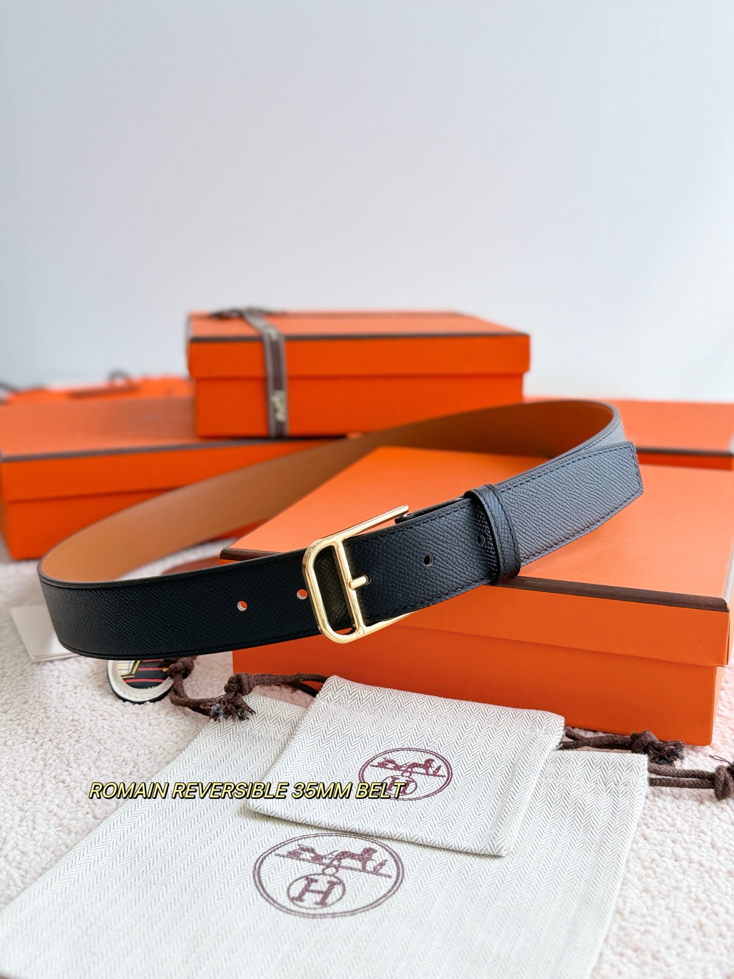 Hermès 宽 3.5cm · 代购级 爱马仕 35 BELT 爱马仕 针扣 Epsom皮打造 男女通用 腰带 选择 简约 适合商务和休闲场合 产品手感细腻 不仅是实用配饰 更是身份与品味的象征