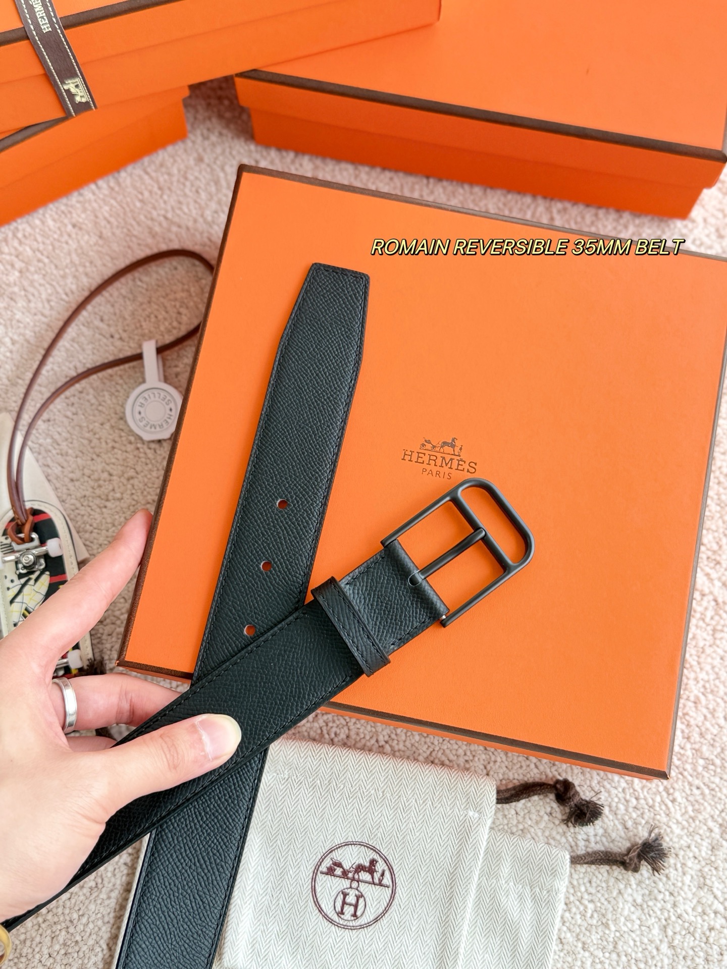 Hermès 宽 3.5cm · 代购级 爱马仕 35 BELT 爱马仕 针扣 Epsom皮打造 男女通用 腰带 选择 简约 适合商务和休闲场合 产品手感细腻 不仅是实用配饰 更是身份与品味的象征