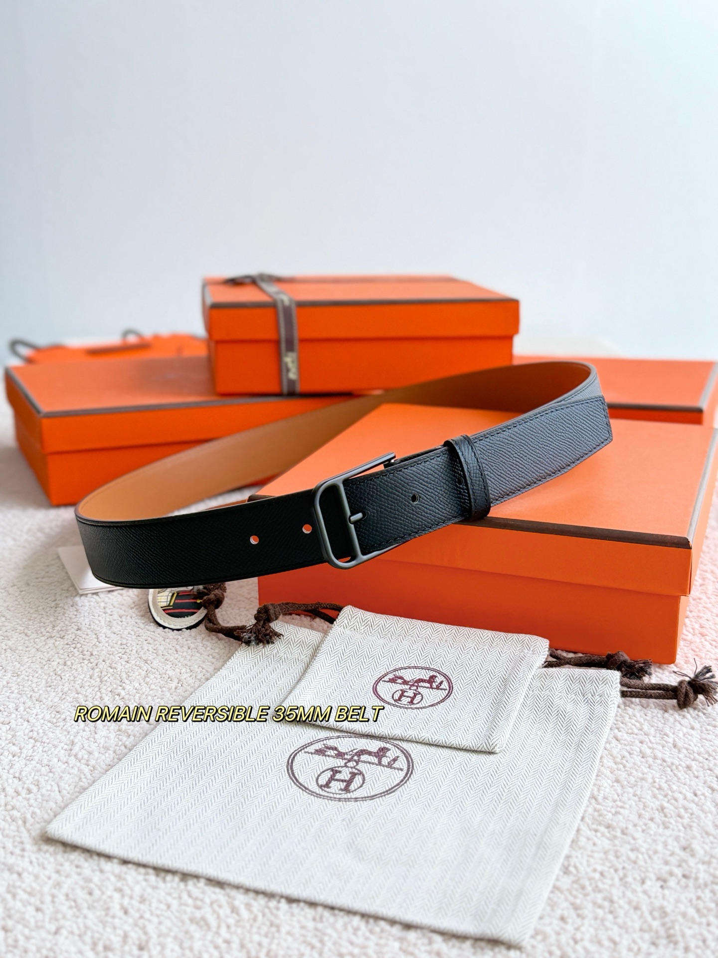 Hermès 宽 3.5cm · 代购级 爱马仕 35 BELT 爱马仕 针扣 Epsom皮打造 男女通用 腰带 选择 简约 适合商务和休闲场合 产品手感细腻 不仅是实用配饰 更是身份与品味的象征