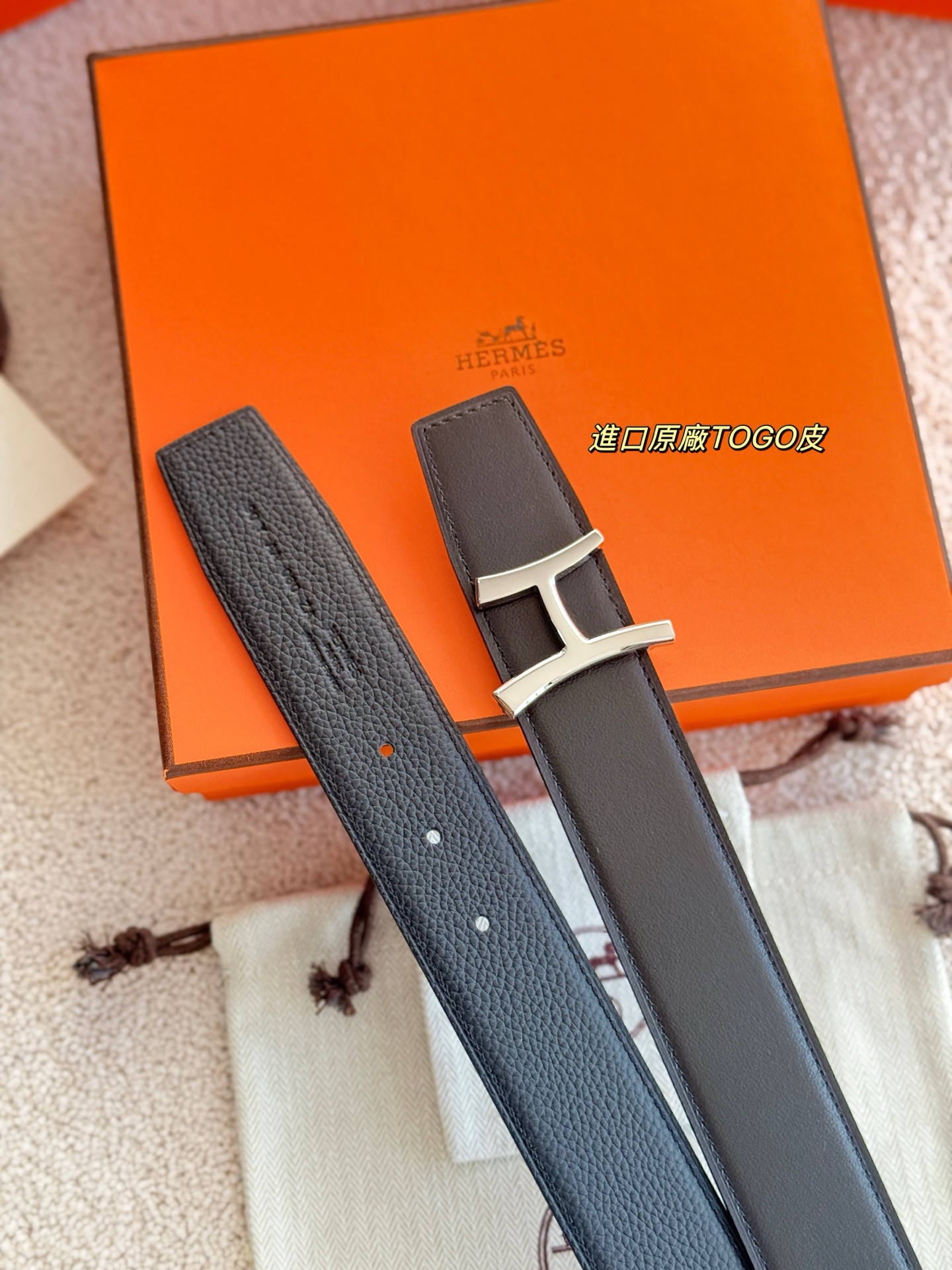 ❤️款 SCRIPT 精品五金 搭配进口togo皮 宽度38MM 以其精湛工艺高品质材料和经典设计备受推