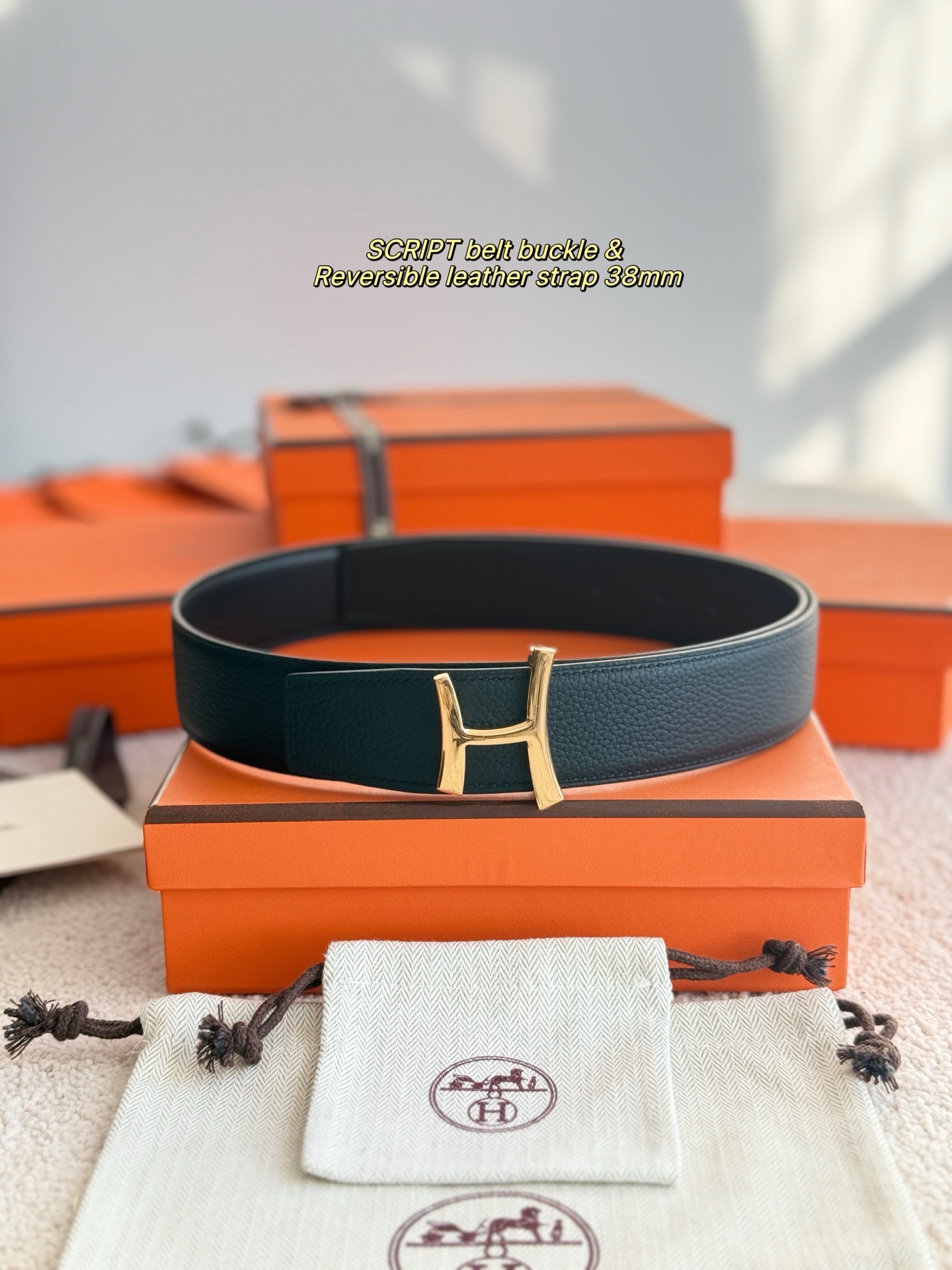 ❤️款 SCRIPT 精品五金 搭配进口togo皮 宽度38MM 以其精湛工艺高品质材料和经典设计备受推