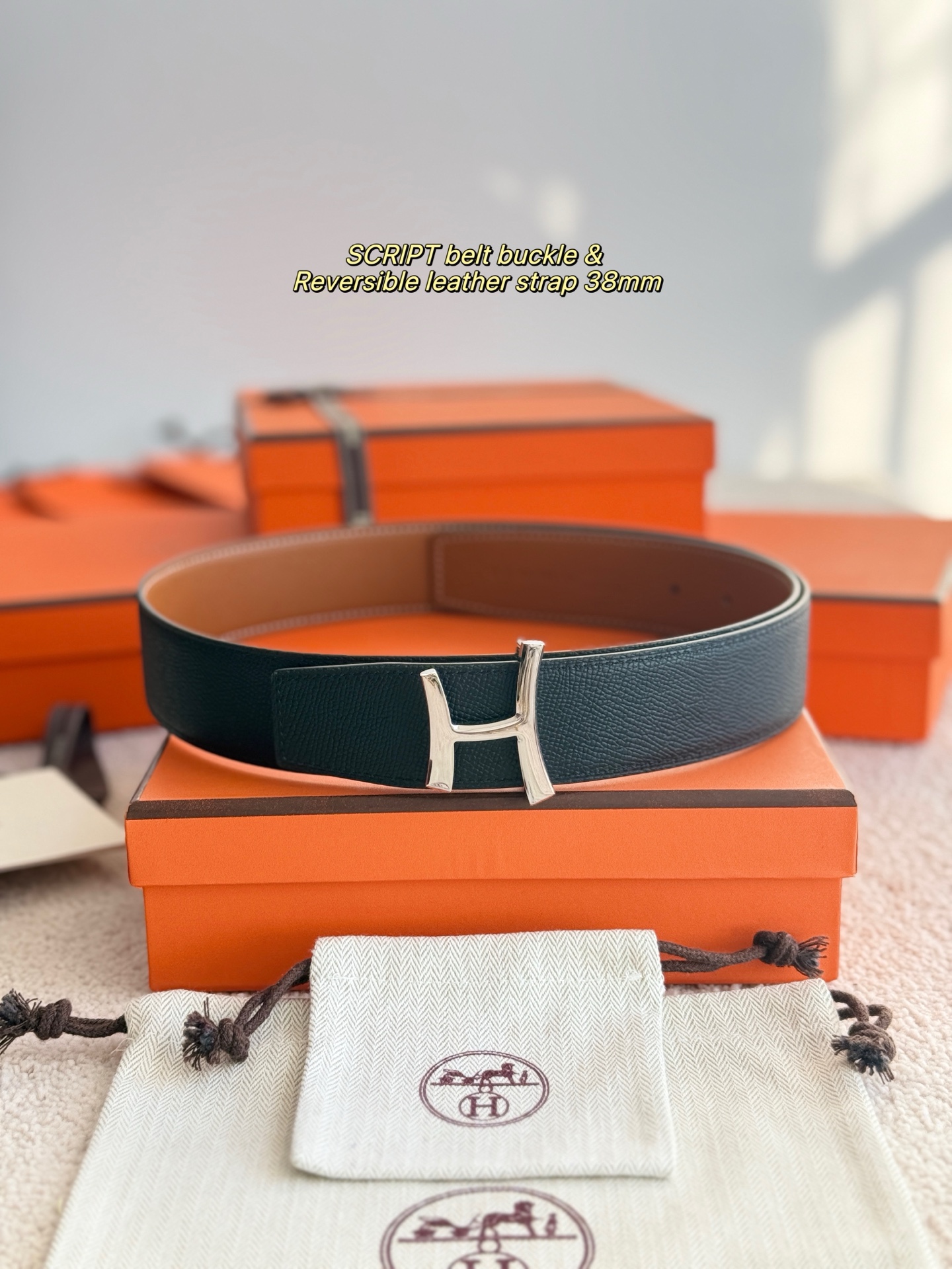 ❤️款 SCRIPT 精品五金 搭配进口EPsom皮 宽度38MM 以其精湛工艺高品质材料和经典设计备受