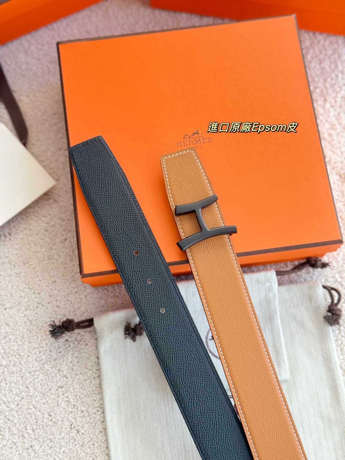 ❤️款 SCRIPT 精品五金 搭配进口EPsom皮 宽度38MM 以其精湛工艺高品质材料和经典设计备受