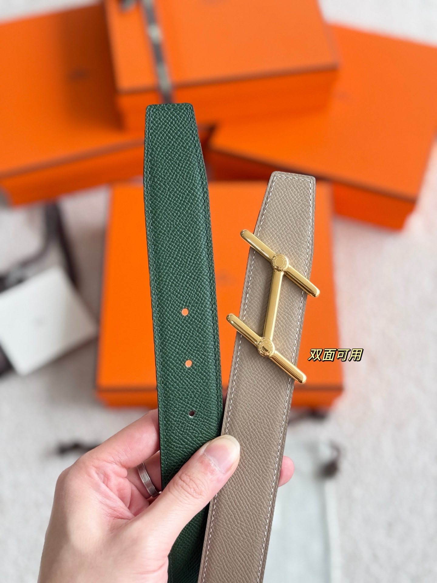 诺悠翩雅 Loro Piana 高定典藏奢华工坊高定皮带腰带配饰 #43B17AA6 6