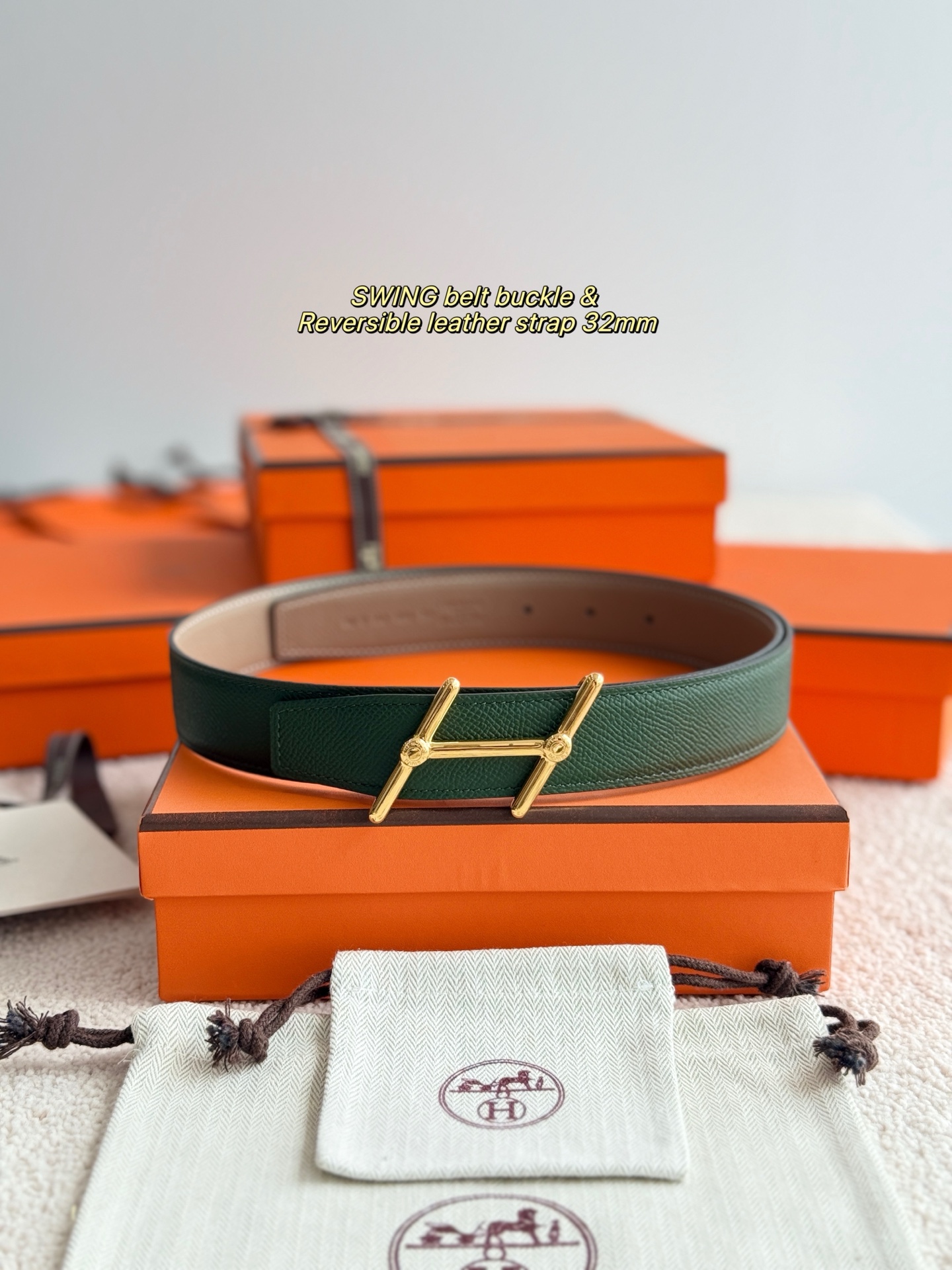 诺悠翩雅 Loro Piana 高定典藏奢华工坊高定皮带腰带配饰 #43B17AA6 2