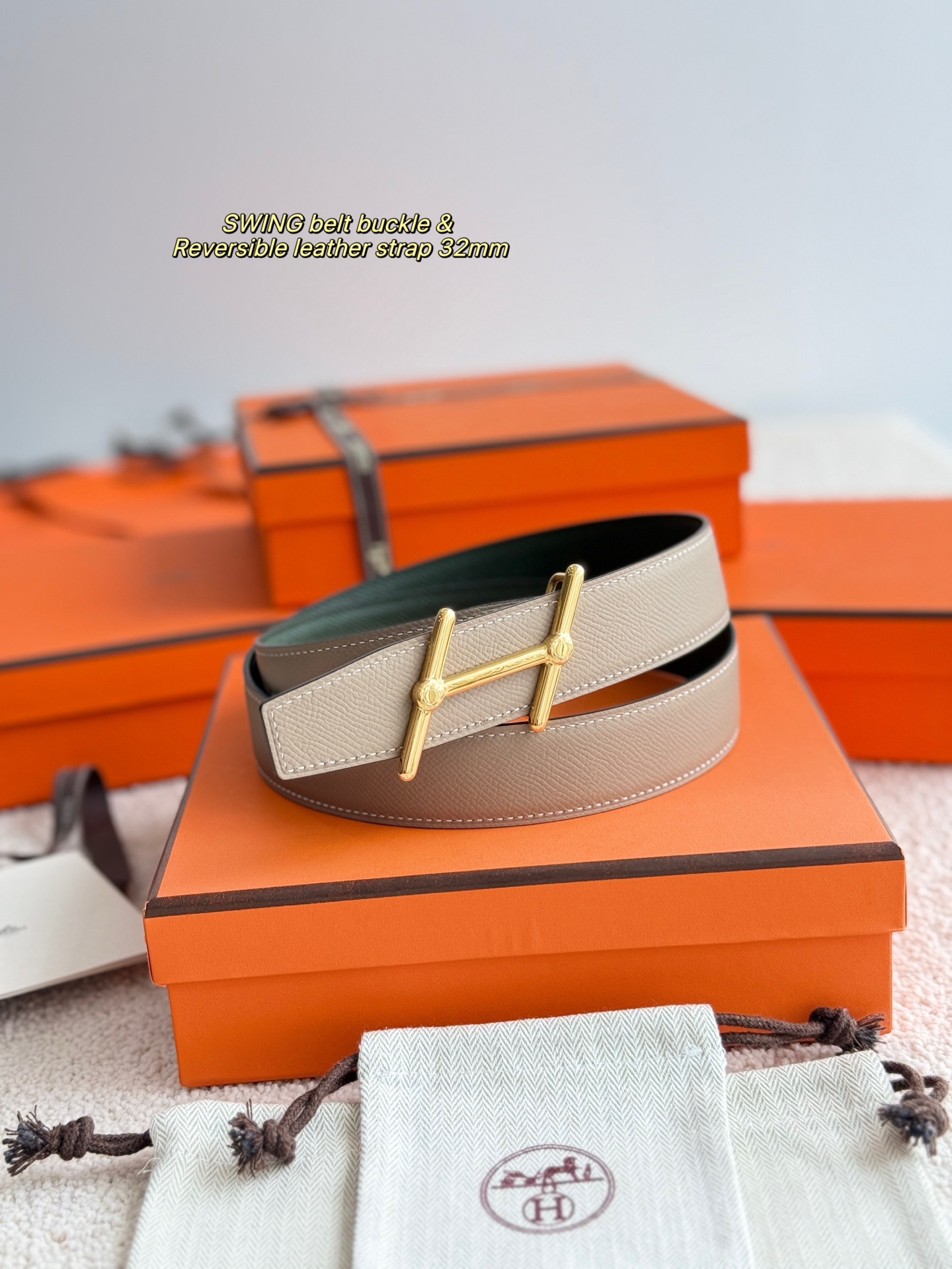 诺悠翩雅 Loro Piana 高定典藏奢华工坊高定皮带腰带配饰 #43B17AA6 7