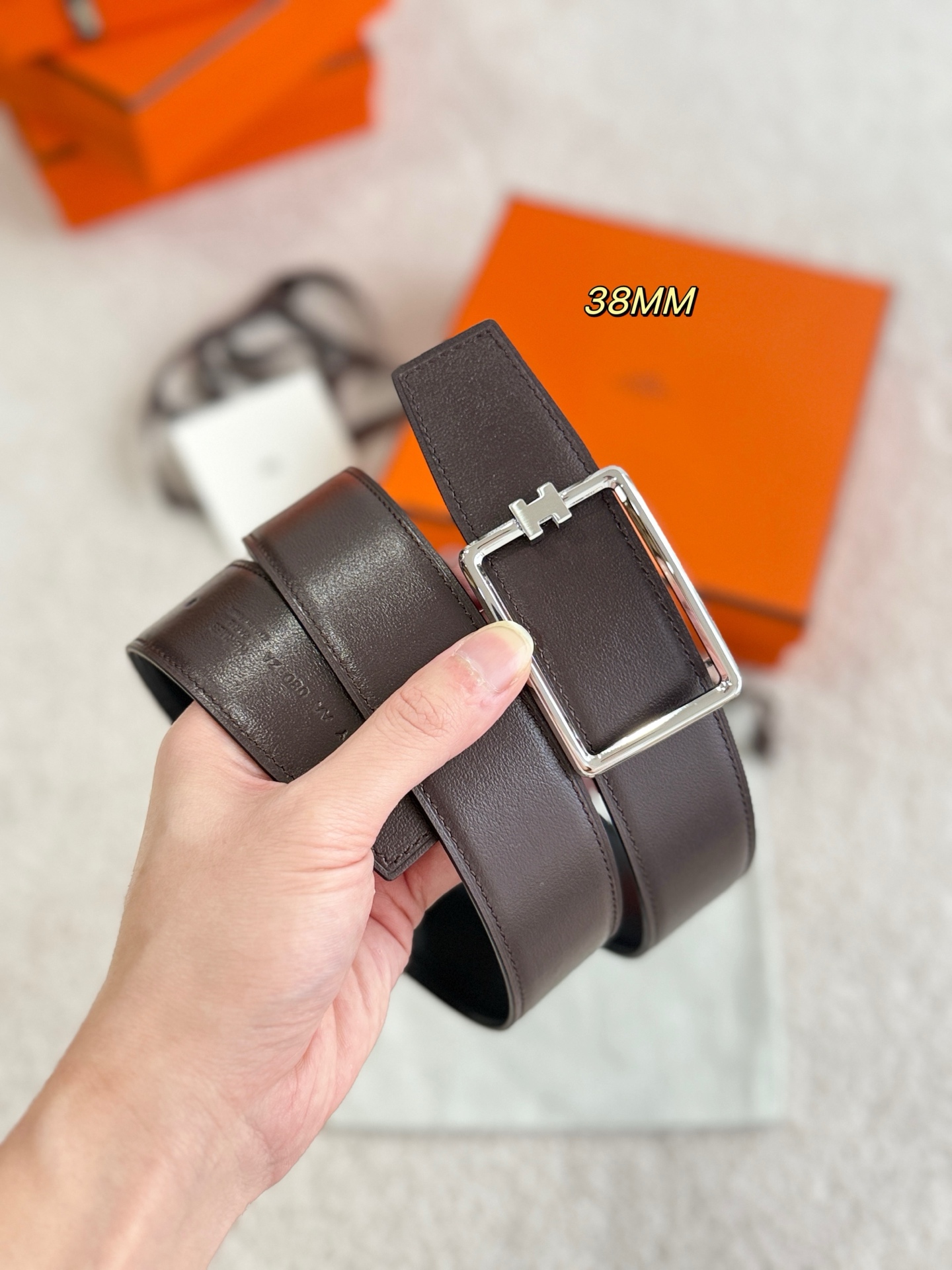卡地亚 Cartier 高定典藏奢华工坊高定皮带腰带配饰 #C19ED68B 7
