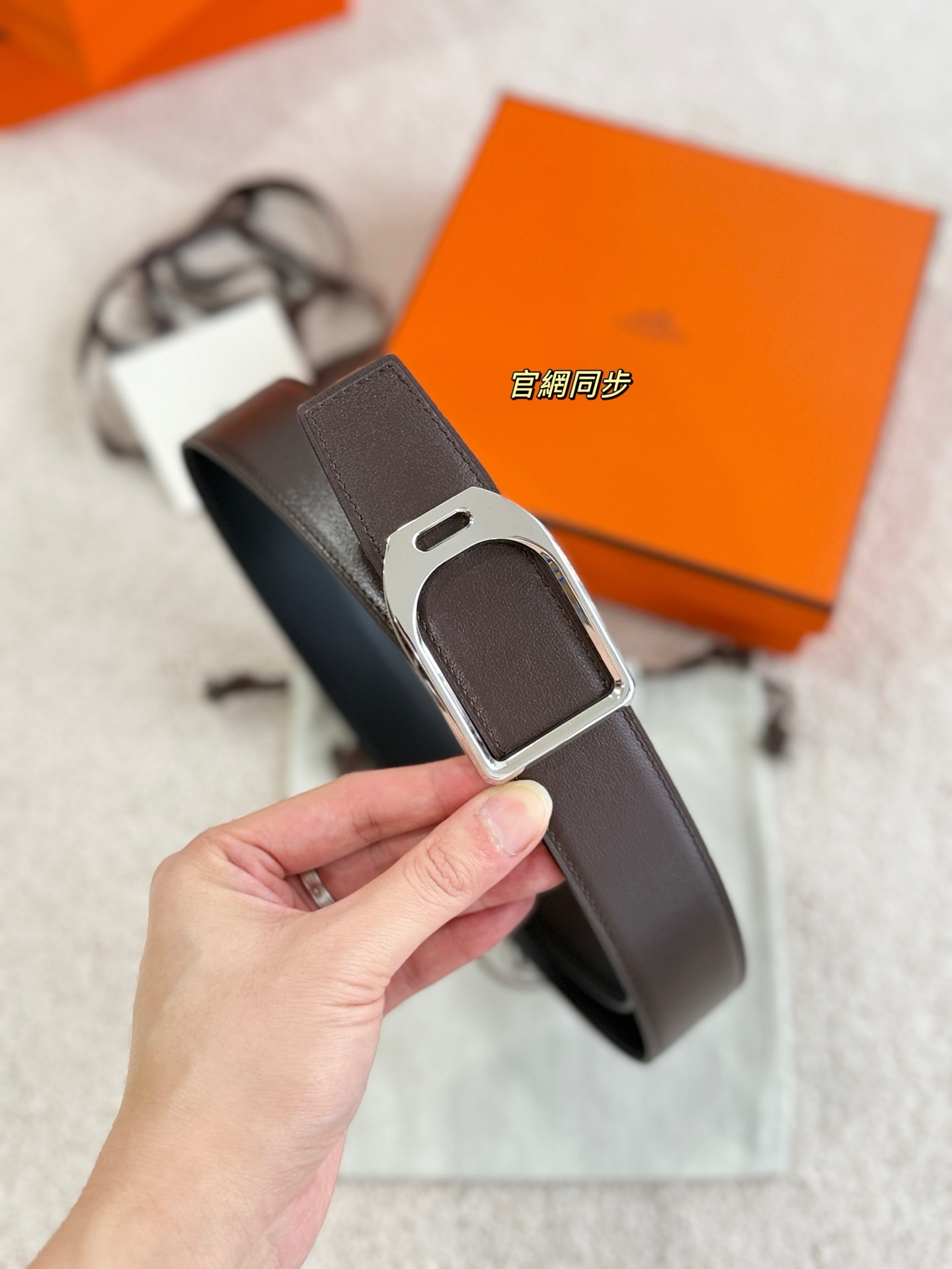 杰尼亚 Zegna 高定典藏奢华工坊高定皮带腰带配饰 #B1AB3691 4