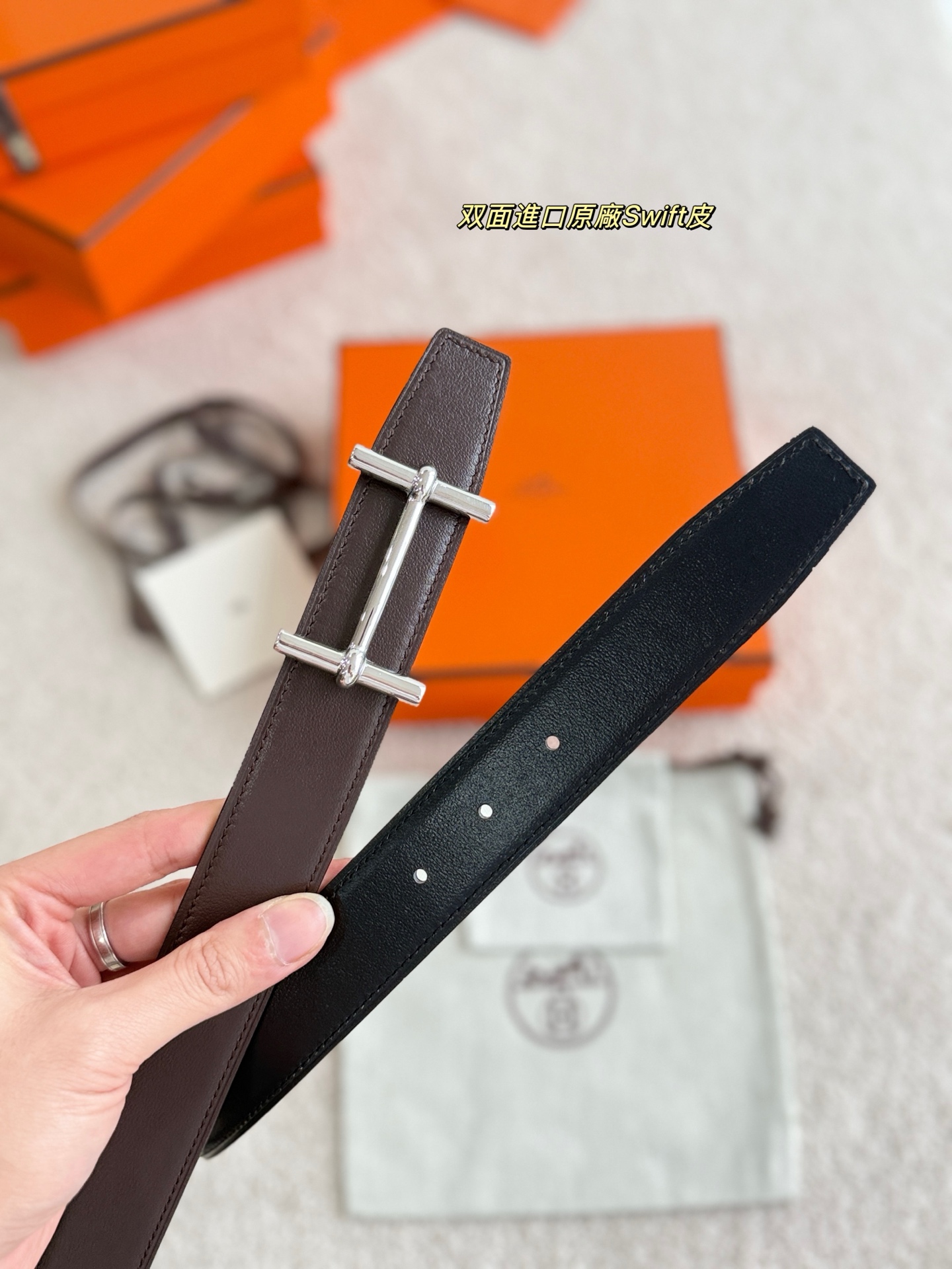 Valextra Haute Couture Luxury Atelier Designer Belt Tie Accessories 7