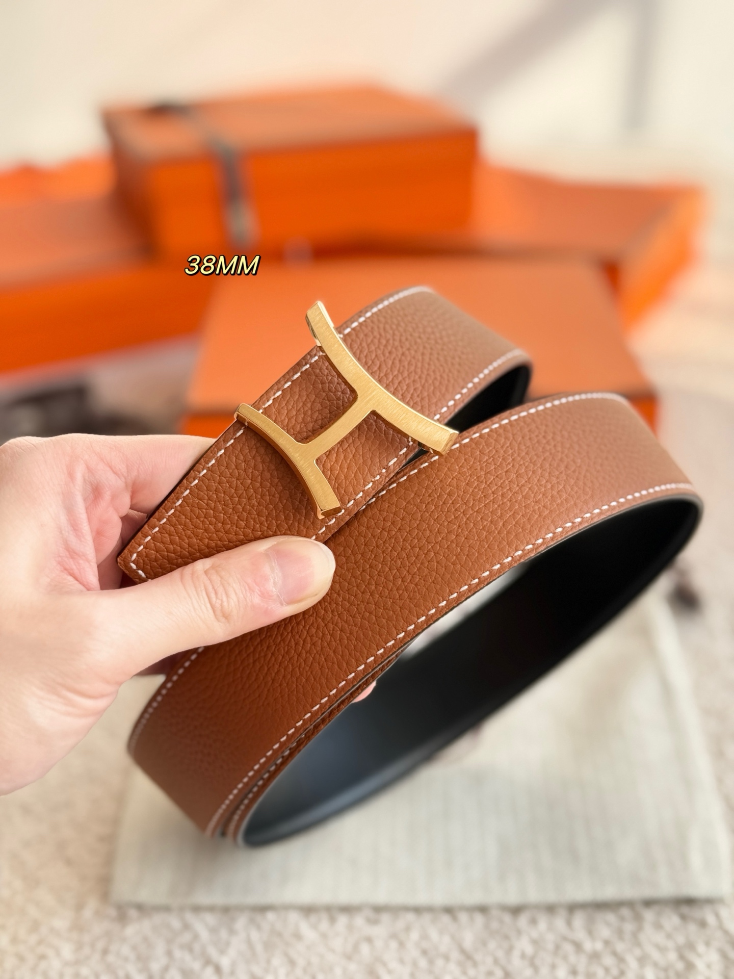 摩奈 Moynat 高定典藏奢华工坊高定皮带腰带配饰 #C2163FDB 5