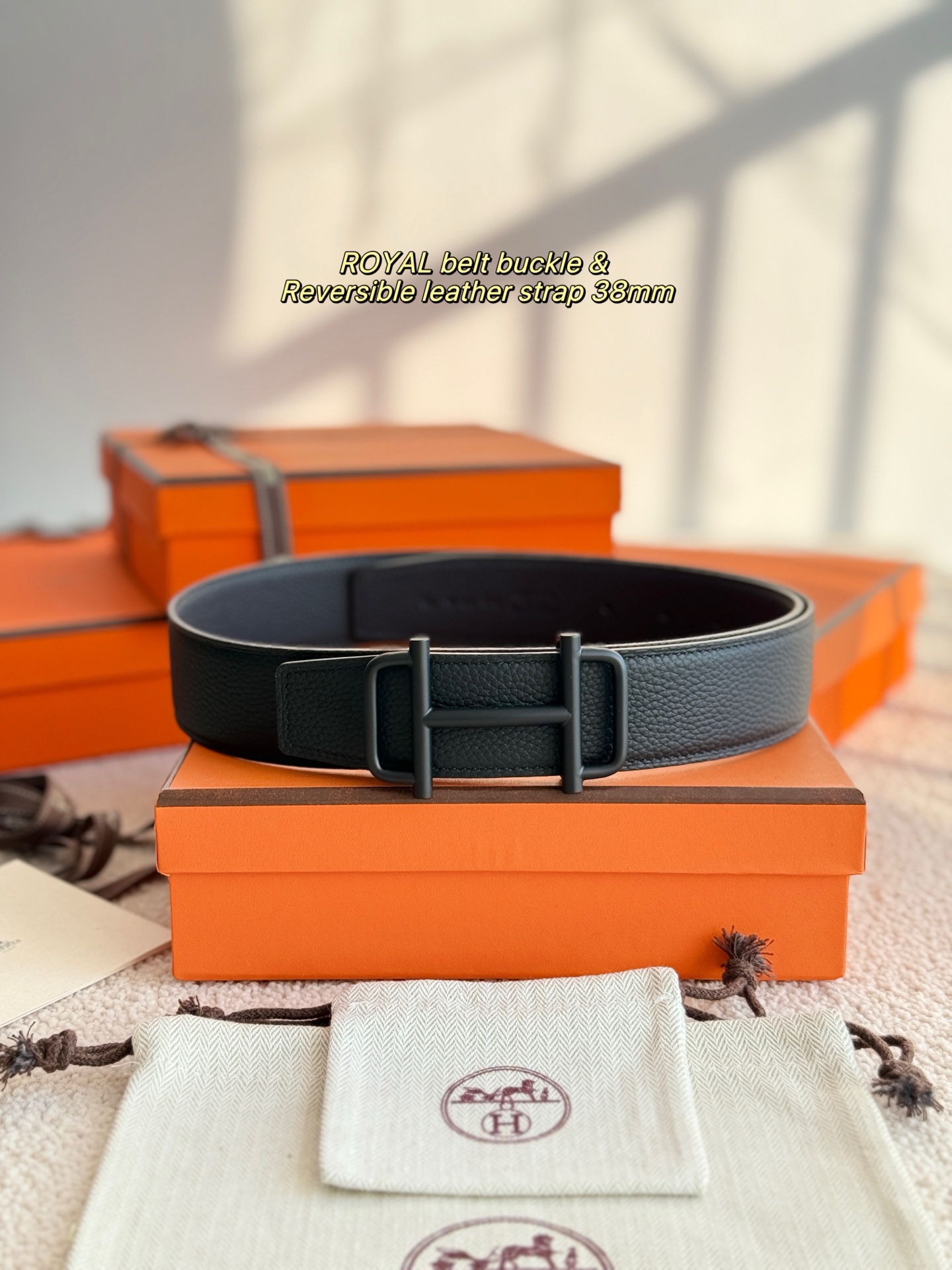 Hermes Style Leather Men's Belts Men's Belts Men's Belt detail image 3 from source 766392