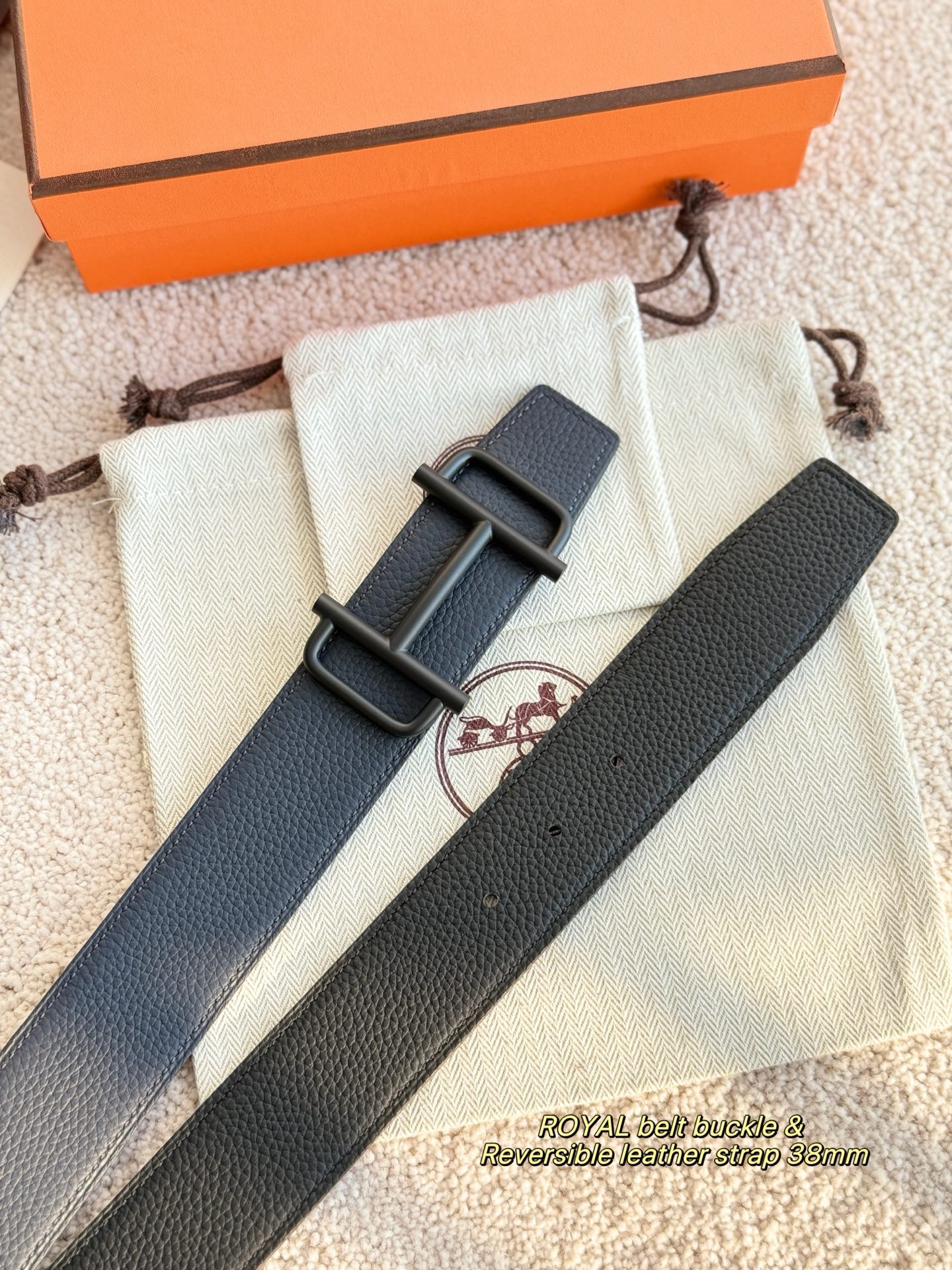 Hermes Style Leather Men's Belts Men's Belts Men's Belt detail image 8 from source 766392