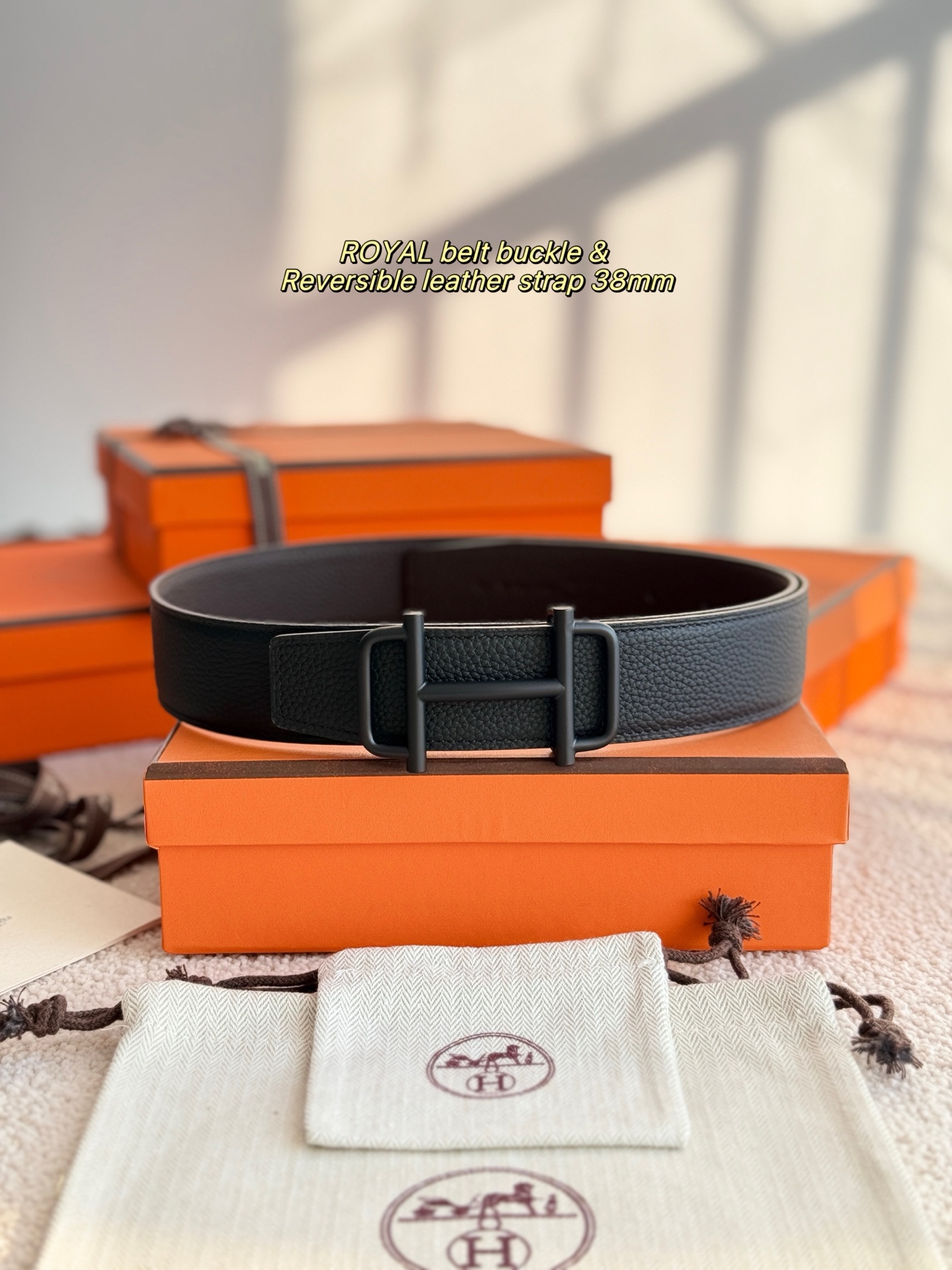 Hermes Style Leather Men's Belts Men's Belts Men's Belt detail image 3 from source 766393