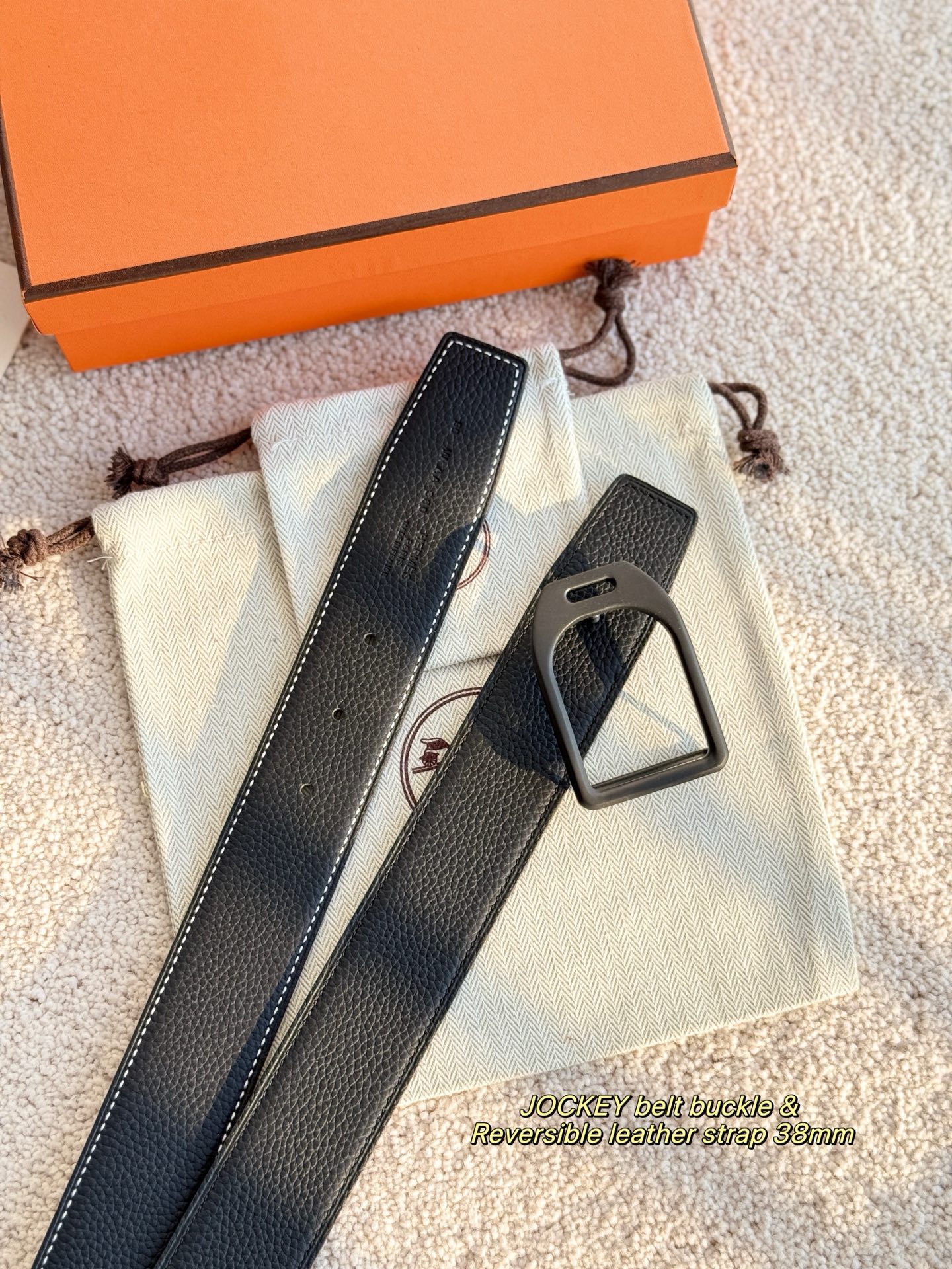 Hermes Style Leather Men's Belts Lookbook Reference image 2