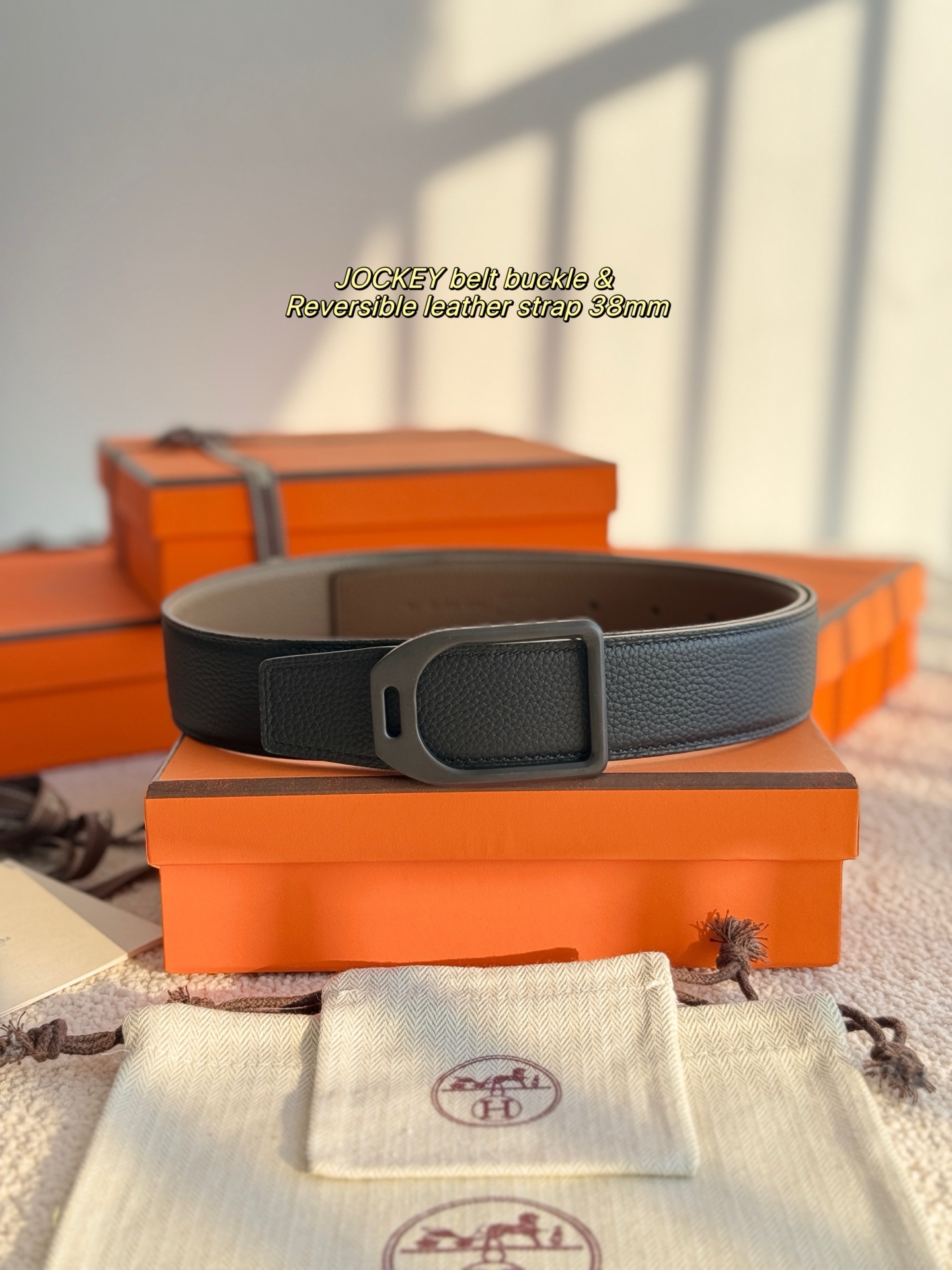 Hermes Style Leather Men's Belts Men's Belts Men's Belt detail image 3 from source 766395