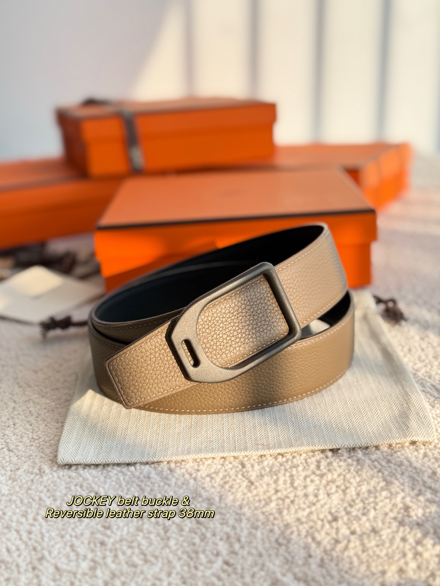 Hermes Style Leather Men's Belts Men's Belts Men's Belt detail image 7 from source 766395