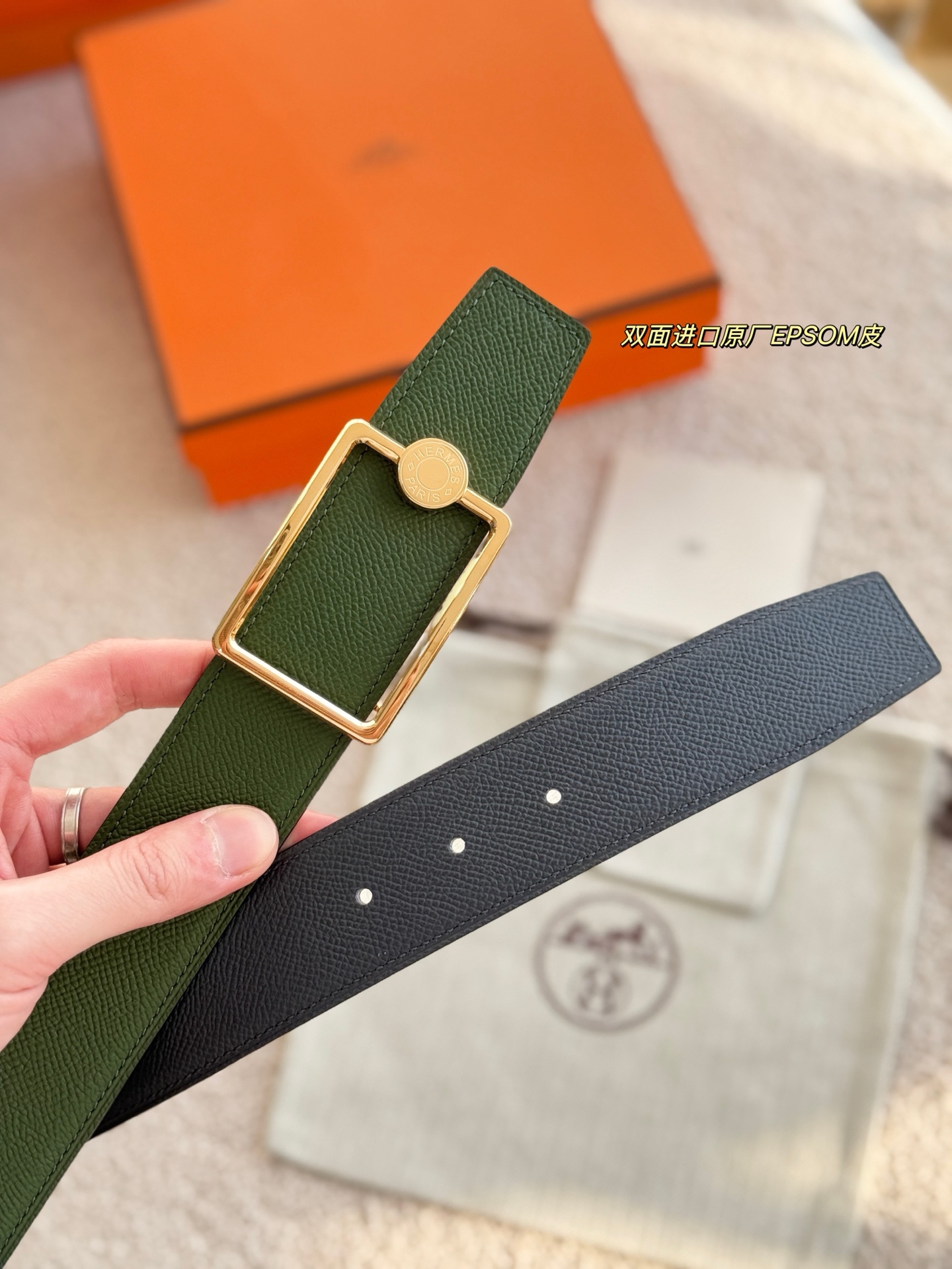盟可睐 Moncler 高定典藏奢华工坊高定皮带腰带配饰 #BEDAF2FD 6