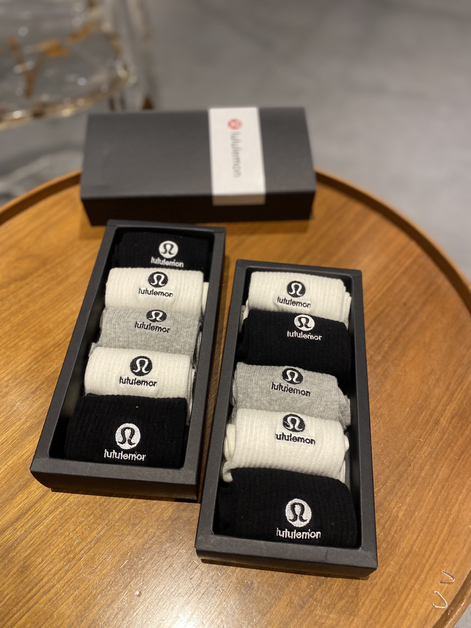 lulu袜一盒5双装lululemo*n 5