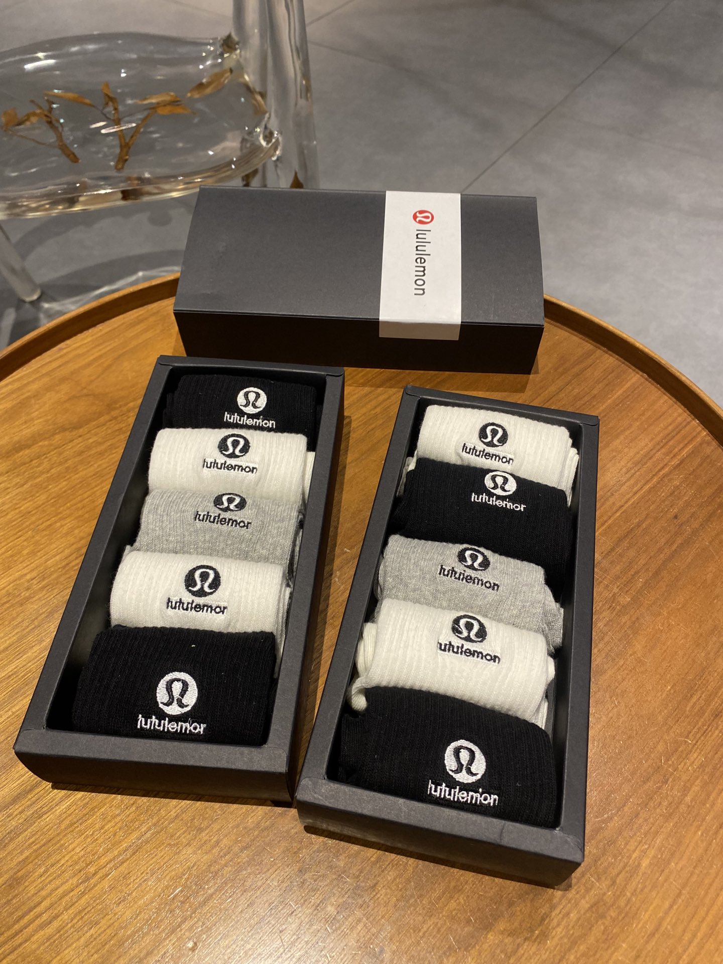 lulu袜一盒5双装lululemo*n 3