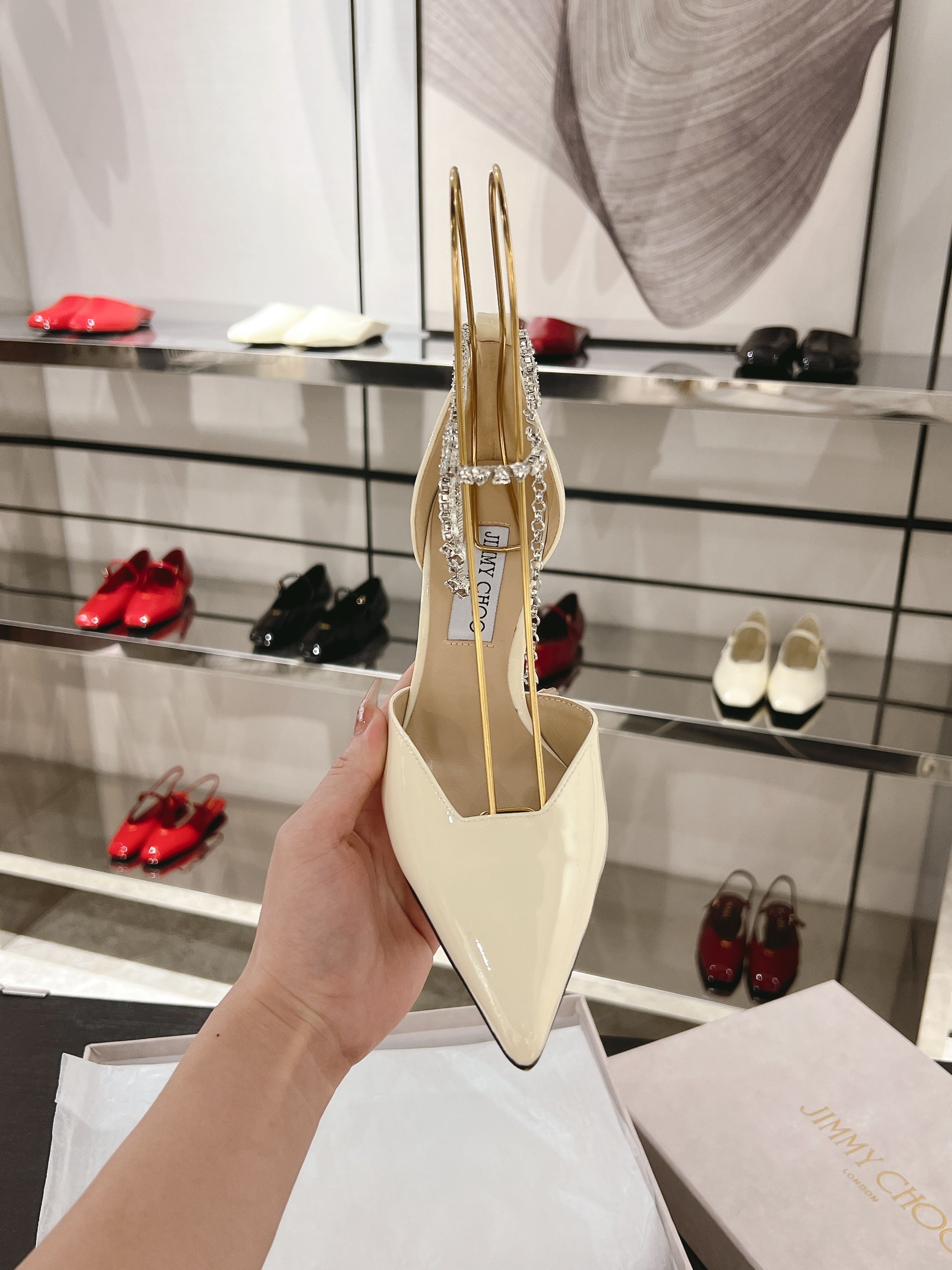 NO:247952,SAEDA 85 series fabric patent leather inner sheepskin heel height 85mm size 35-41 40 41 non-returning or replacement grid, high heels sandals, sandals, high heels, sheepskin19860909SAEDA 85系列 面料漆皮 内里羊皮 跟高85mm 尺码35-41 40 41不退不换 格,高跟鞋凉鞋,sandals,high heels,sheepskin,Women's Shoes