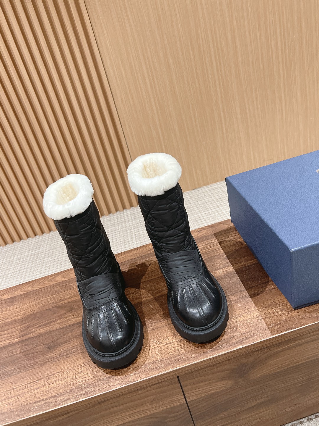 Dior Snow Boots Cotton Wool Winter Collection