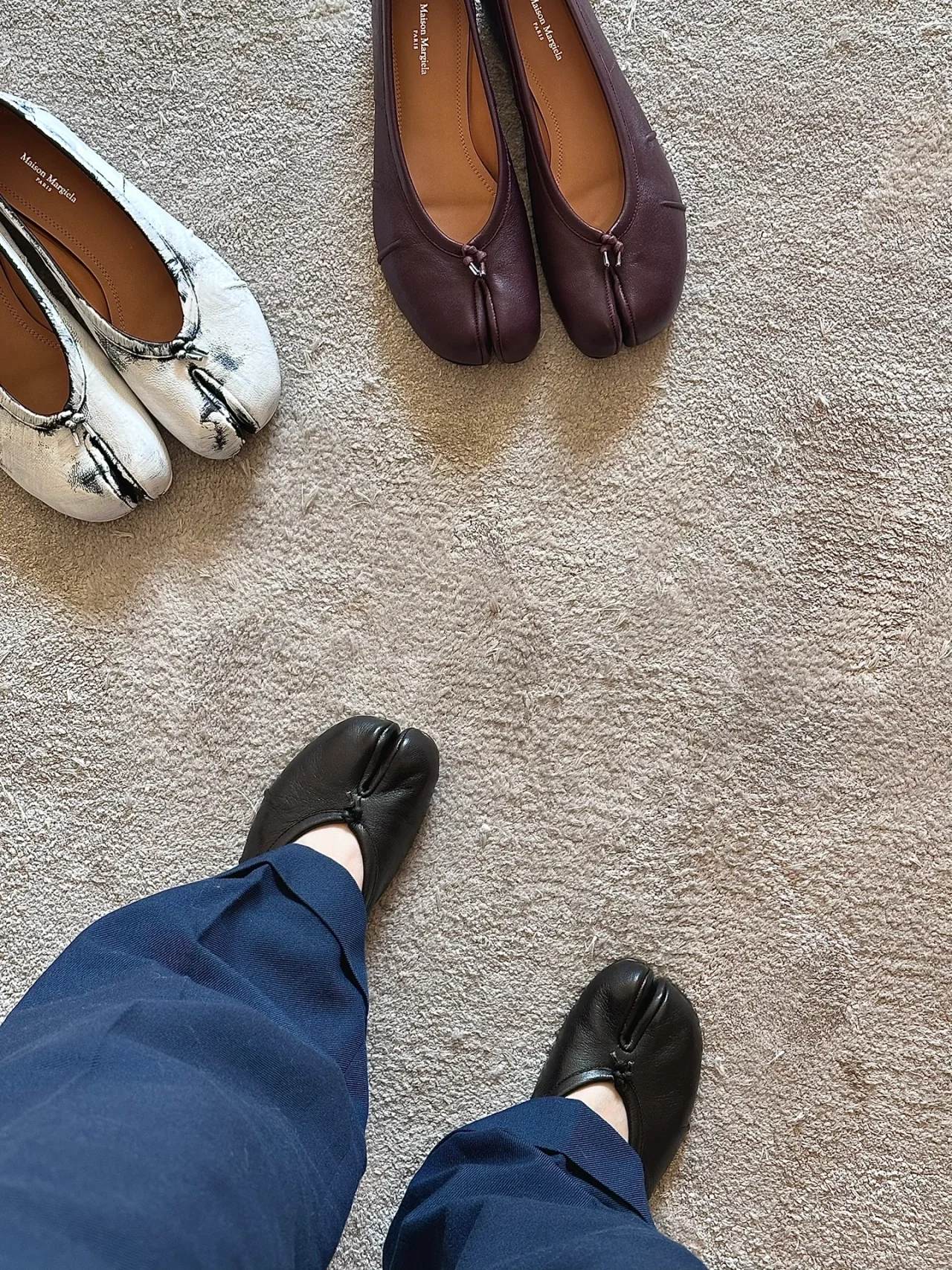 NO:247949,Reference to the picture on the upper foot #, split toe shoes19860909上脚图参考#,分趾鞋,Women's Shoes