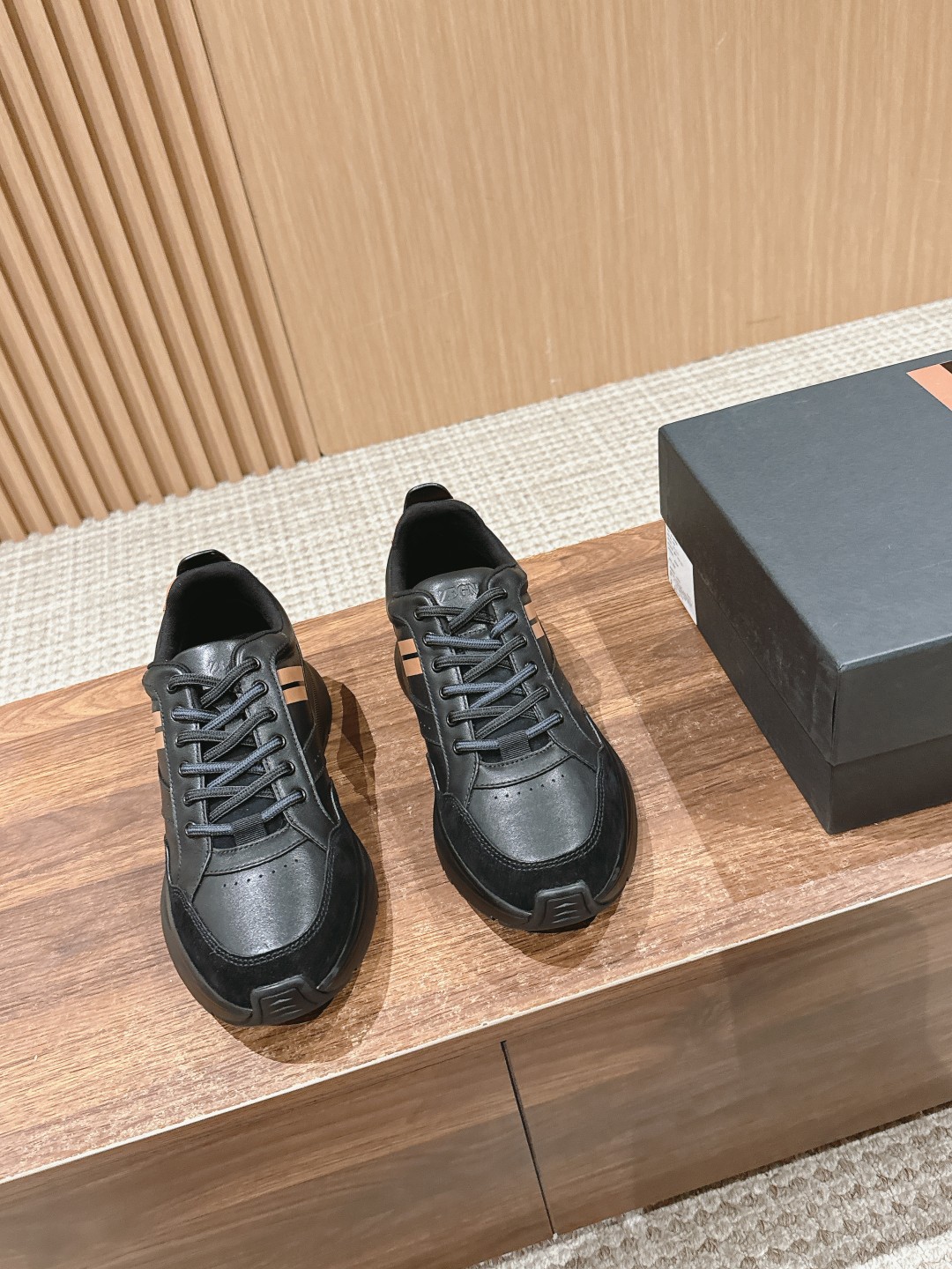 ZEGNA# Jenia Leather Sports Shoes: Dynamic Support and Personality, High-Tech Design - 图片 1
