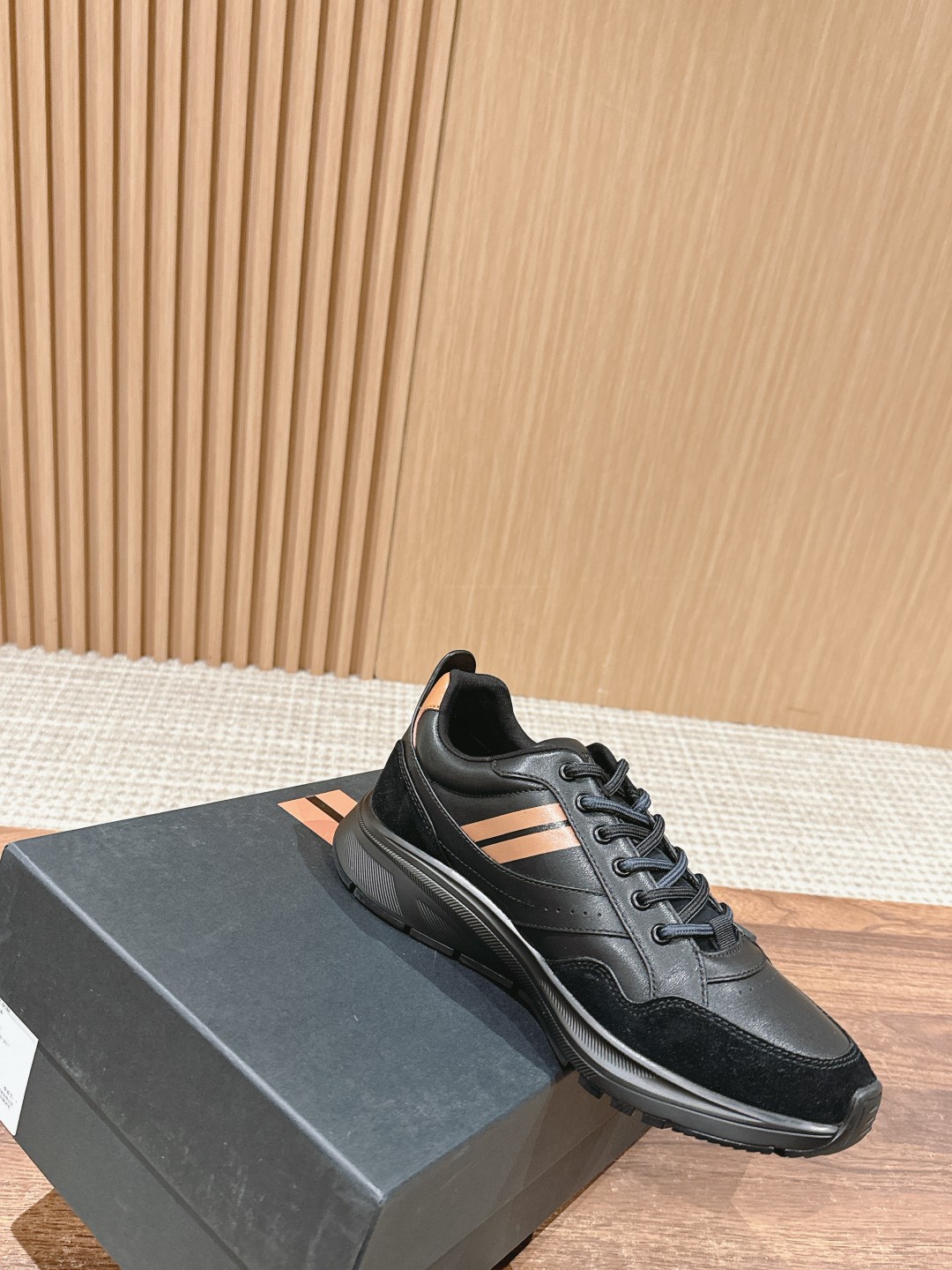 ZEGNA# Jenia Leather Sports Shoes: Dynamic Support and Personality, High-Tech Design - 图片 3