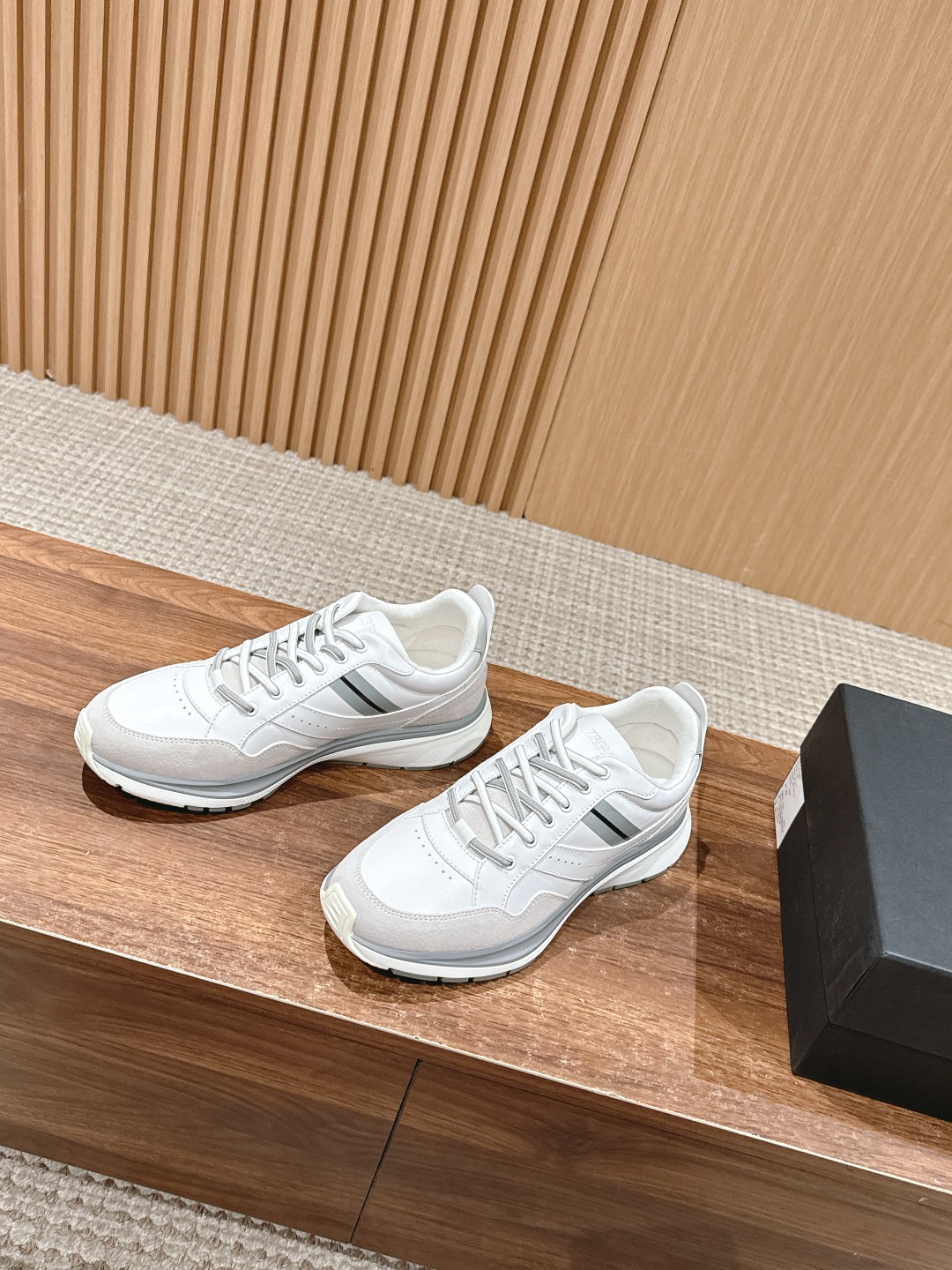 ZEGNA# Jenia Leather Sports Shoes: Dynamic Support and Style for Athletes - 图片 2