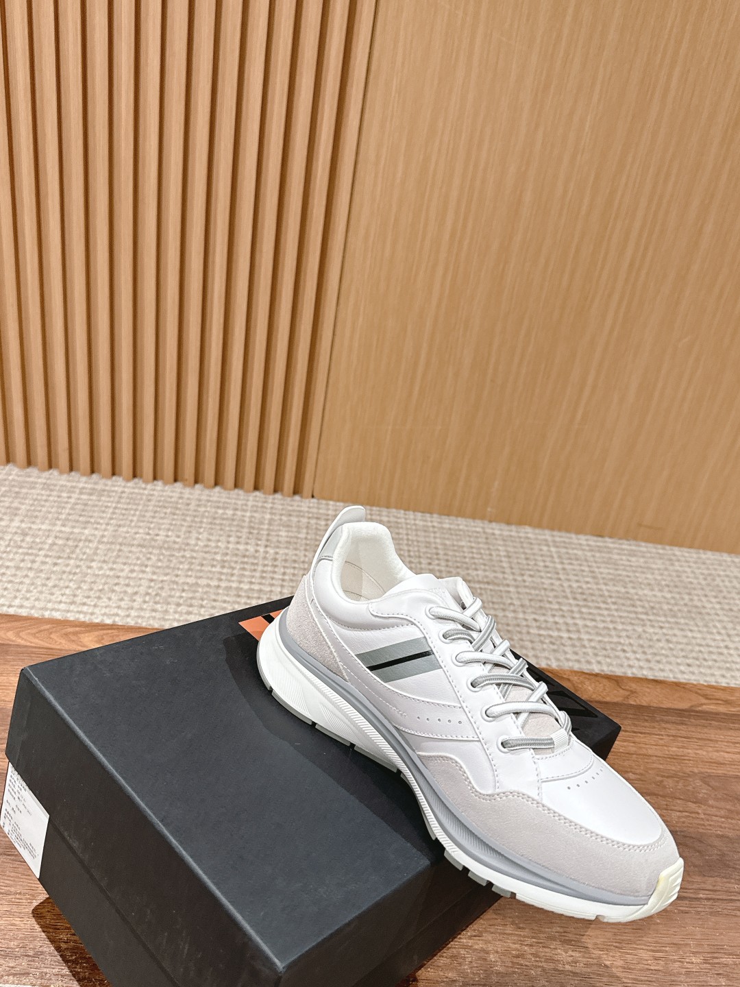 ZEGNA# Jenia Leather Sports Shoes: Dynamic Support and Style for Athletes - 图片 3