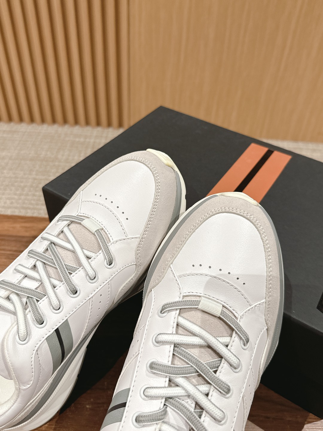 ZEGNA# Jenia Leather Sports Shoes: Dynamic Support and Style for Athletes - 图片 7