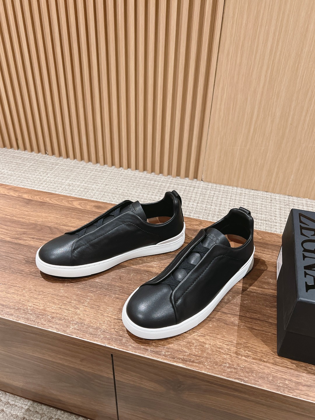 Ermenegildo Zegna Couture Sneakers: Triple Stitch Detail, High Quality, Comfortable Footwear - 图片 2