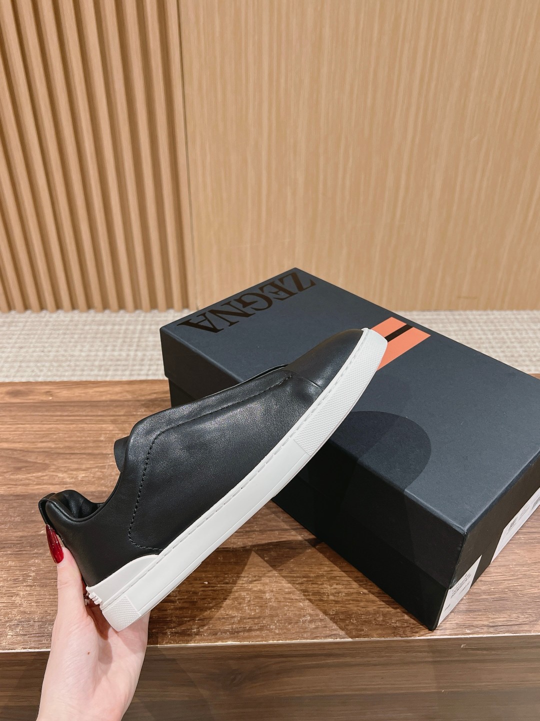 Ermenegildo Zegna Couture Sneakers: Triple Stitch Detail, High Quality, Comfortable Footwear - 图片 5