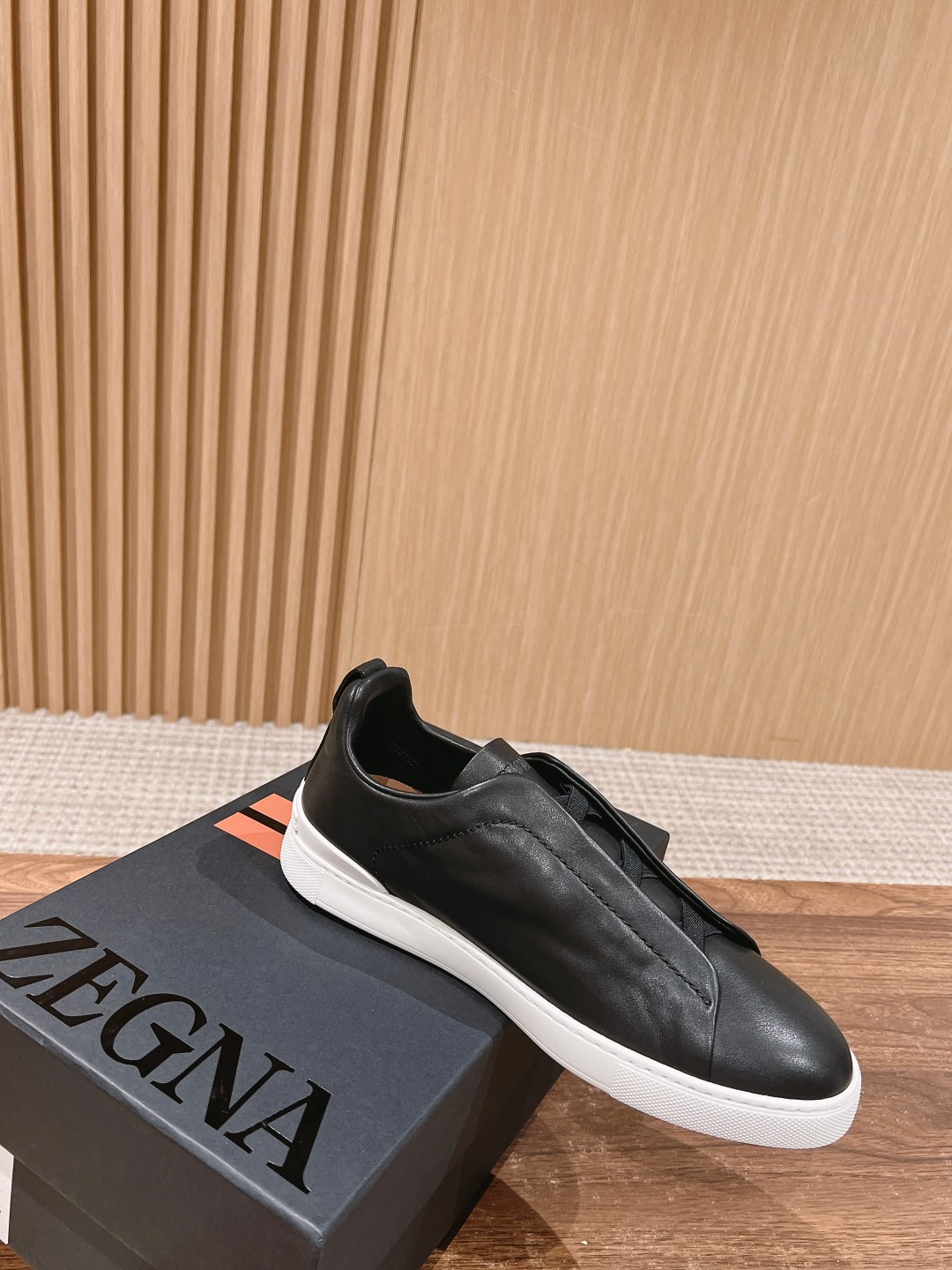 Ermenegildo Zegna Couture Sneakers: Triple Stitch Detail, High Quality, Comfortable Footwear - 图片 3