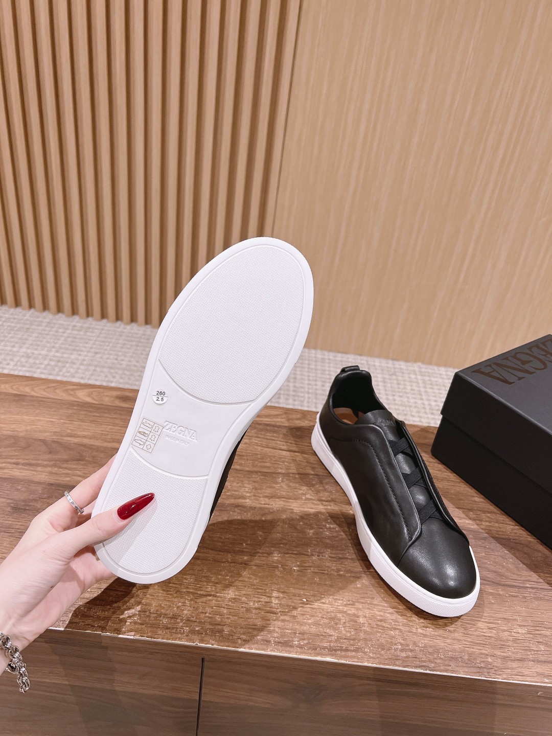 Ermenegildo Zegna Couture Sneakers: Triple Stitch Detail, High Quality, Comfortable Footwear - 图片 9