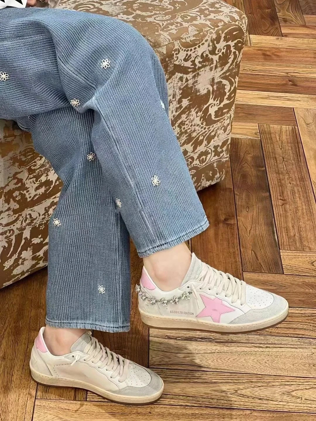 NO:263461,Reference for foot pictures #, casual shoes/sports shoes, sneakers19860909上脚图参考#,休闲鞋/运动鞋,sneakers,Women's Shoes