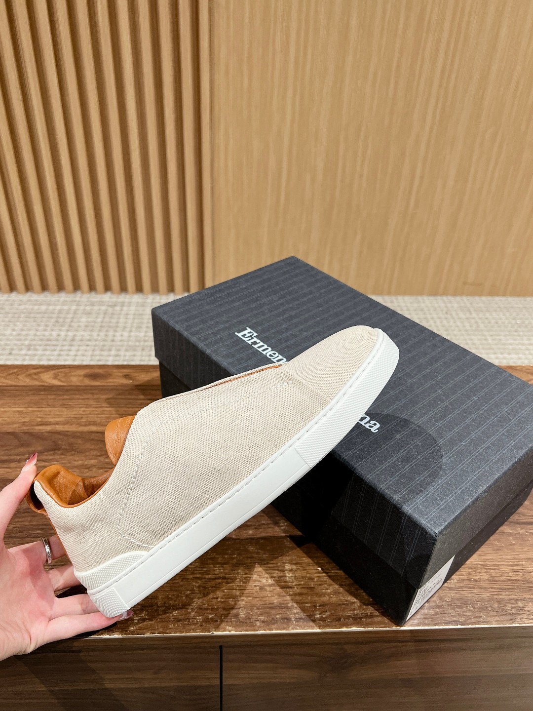 Ermenegildo Zegna Sustainable Wool Triple Stitch Sneakers – Genia/ZEGNA XXX Series - 图片 5